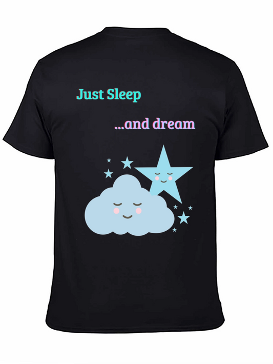 Just Sleep Dream T-Shirt - Cute Cartoon Graphic Tee