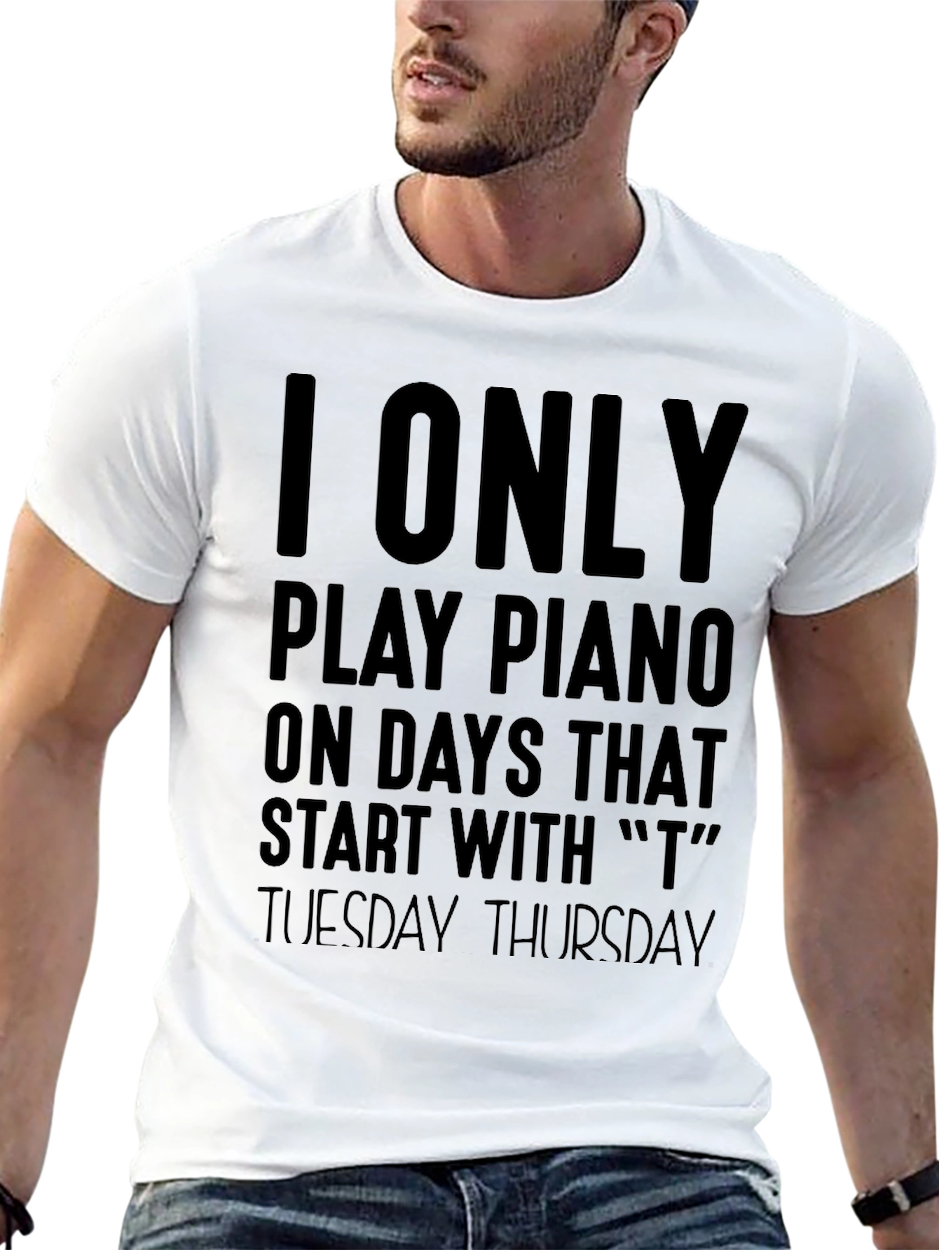Piano Player T-Shirt - Tuesday Thursday Days