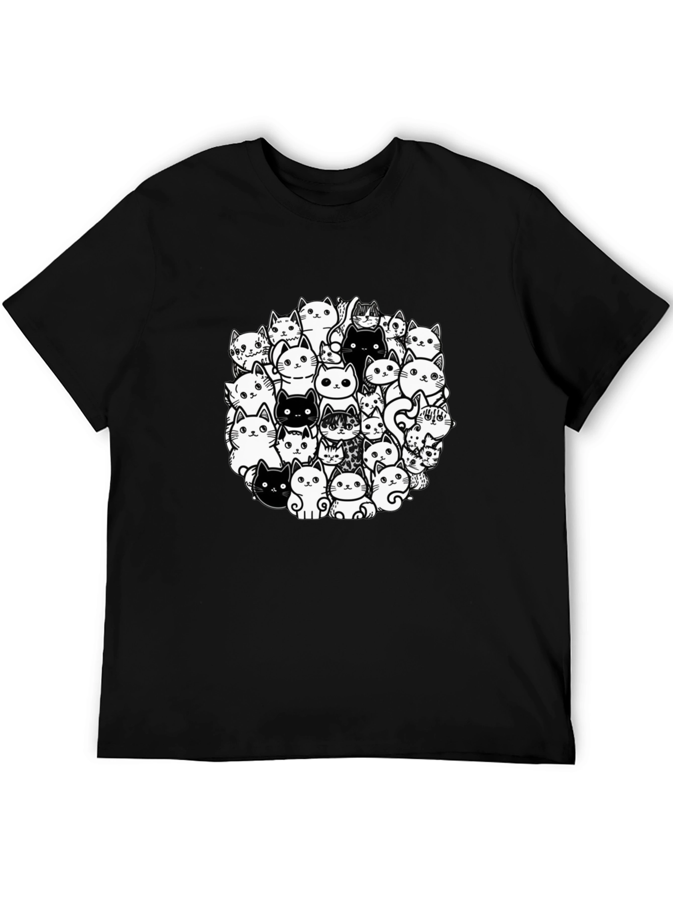 Cat Lover T-Shirt: Whimsical Feline Design