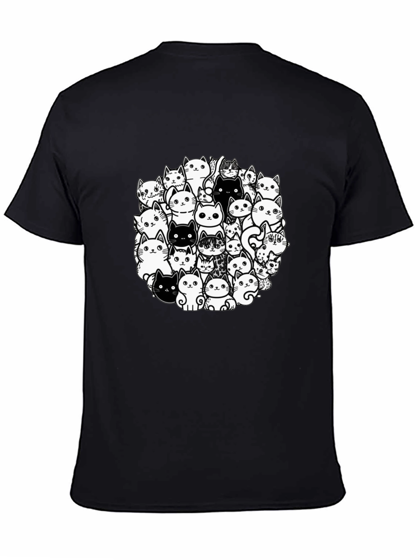 Cat Lover T-Shirt: Whimsical Feline Design