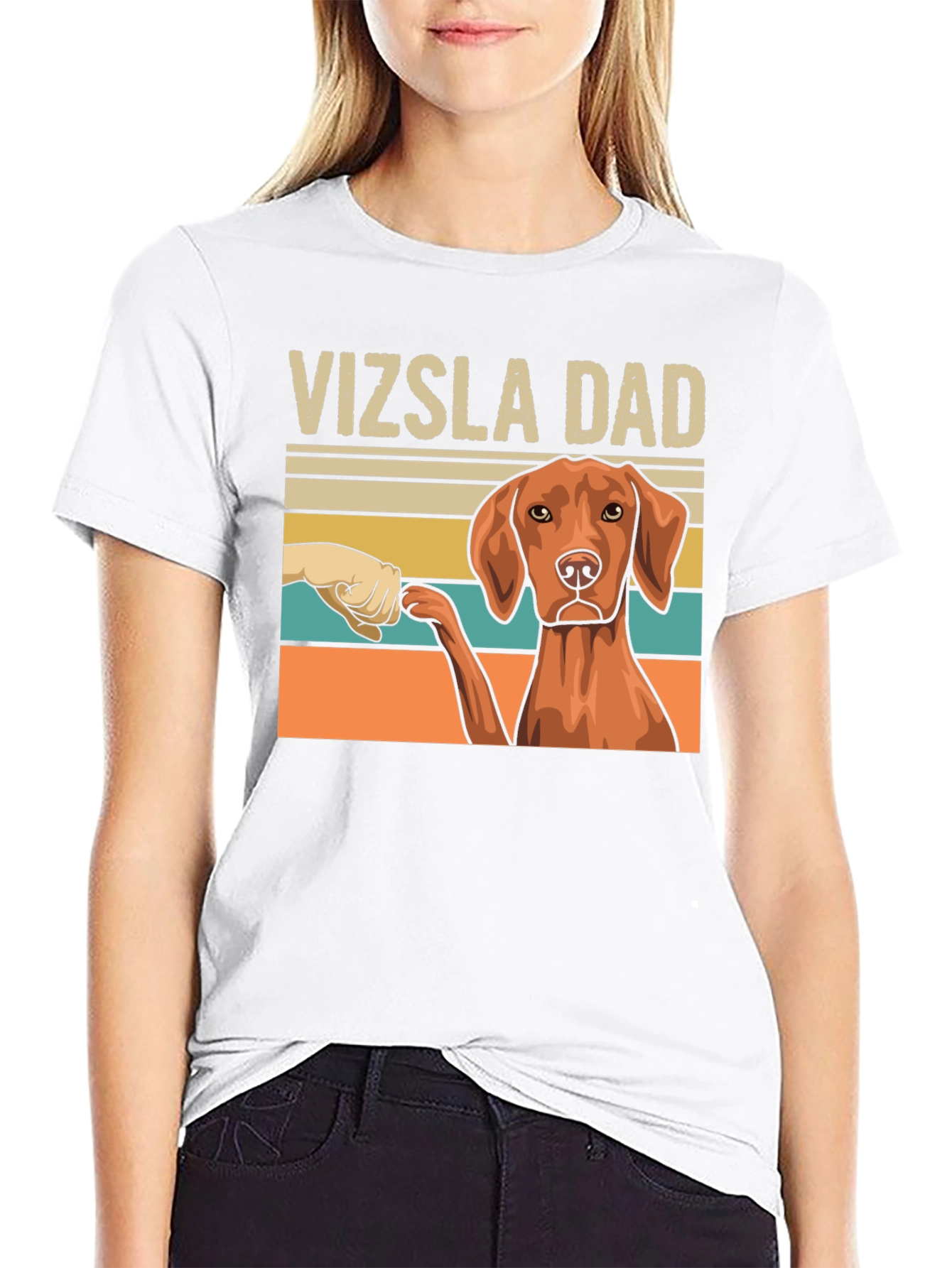 Vizsla Dad Graphic Tee - Dog Lover T-Shirt