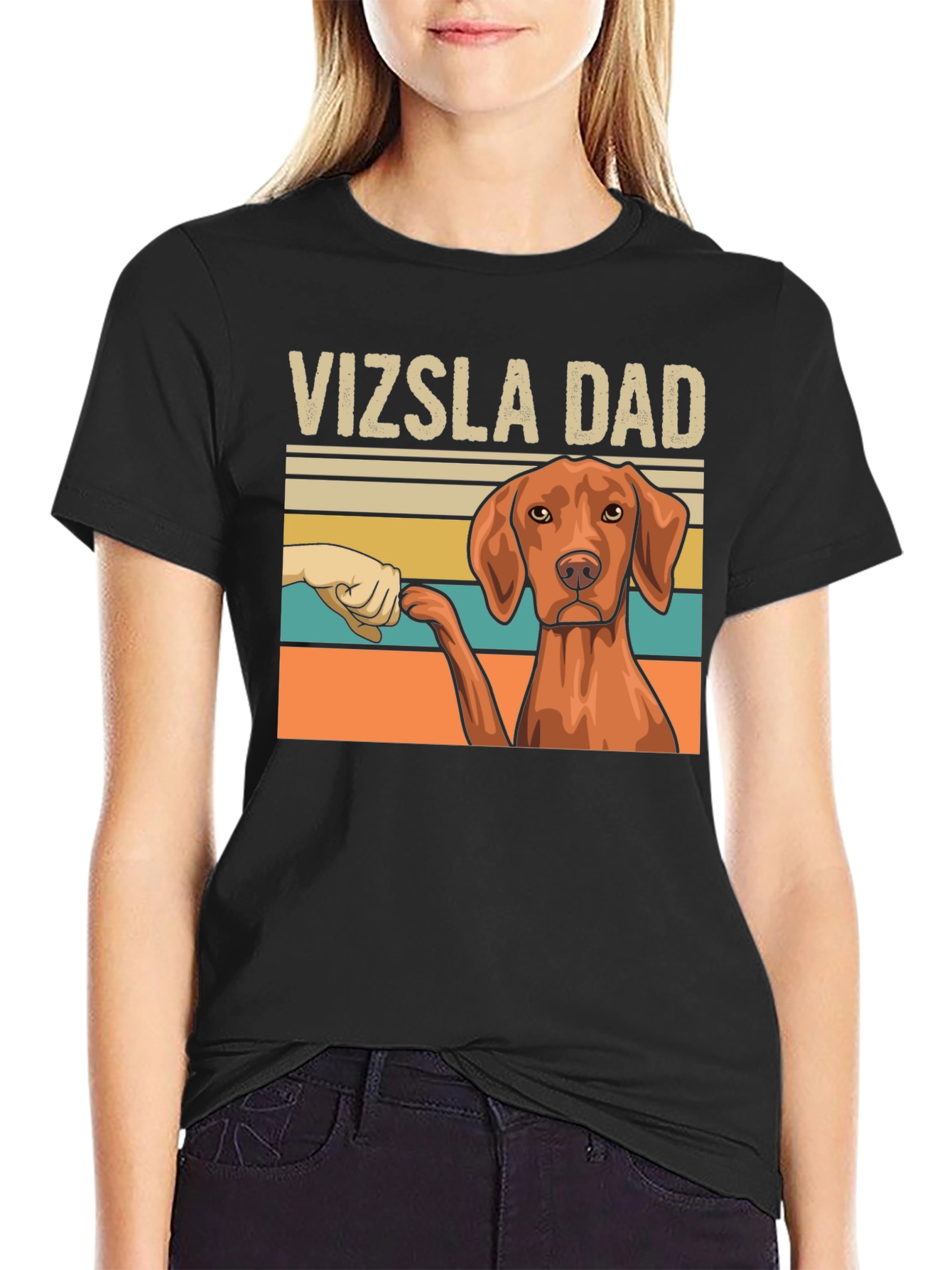 Vizsla Dad Graphic Tee - Dog Lover T-Shirt