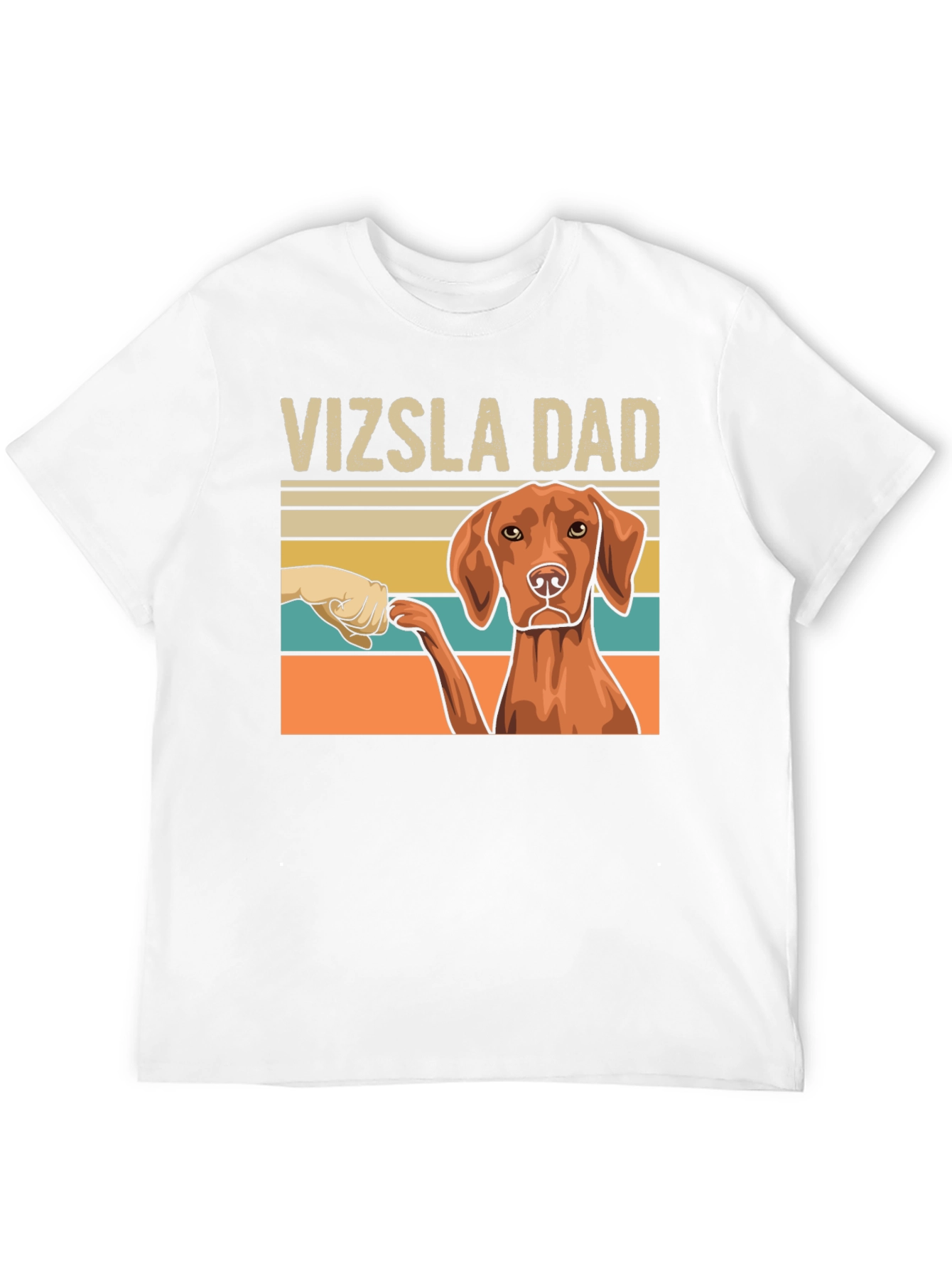 Vizsla Dad Graphic Tee - Dog Lover T-Shirt