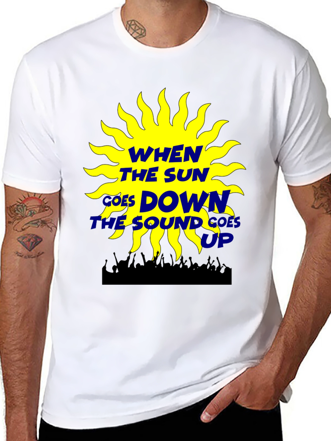 When The Sun Goes Down Graphic Tee