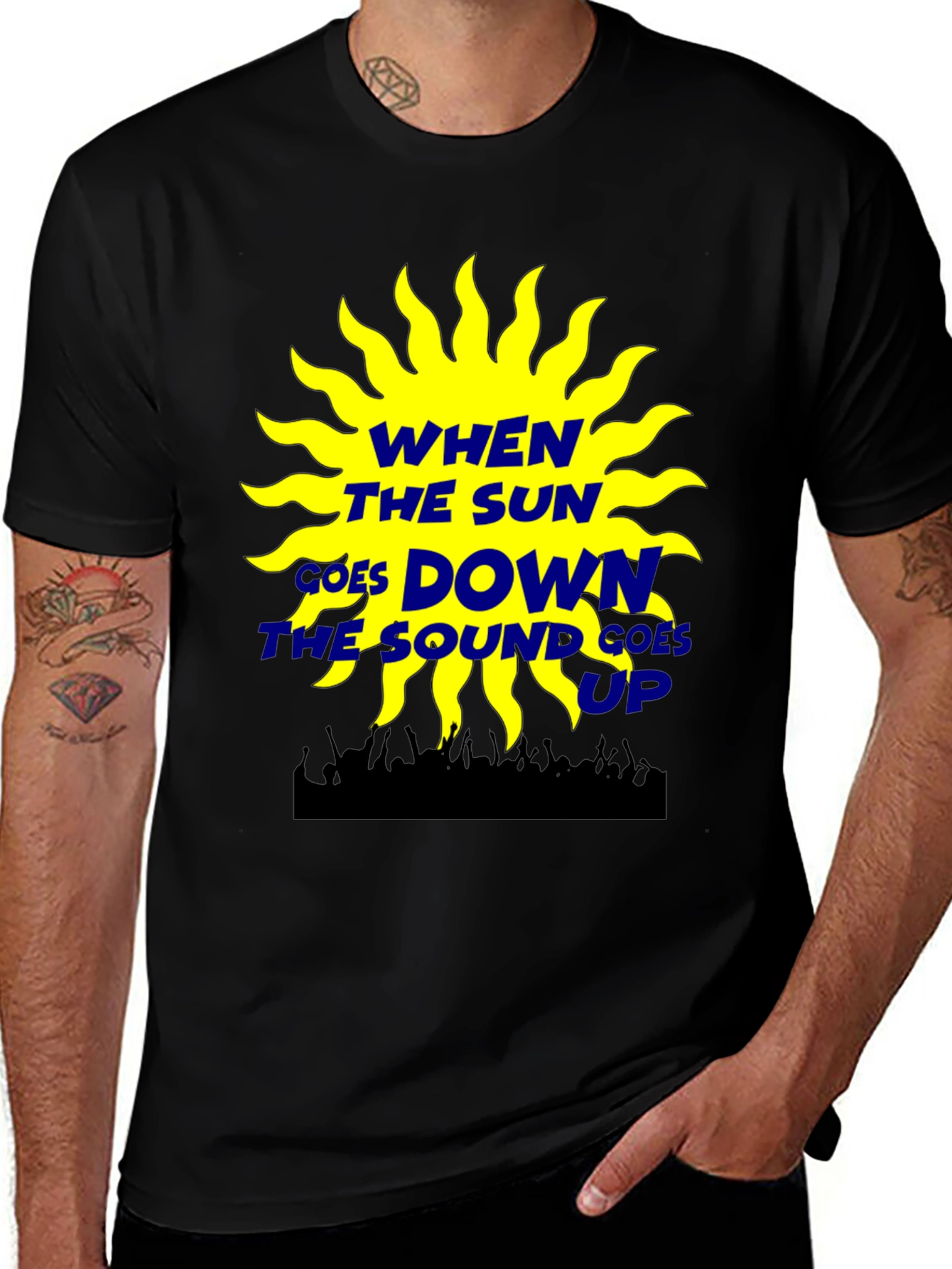 When The Sun Goes Down Graphic Tee