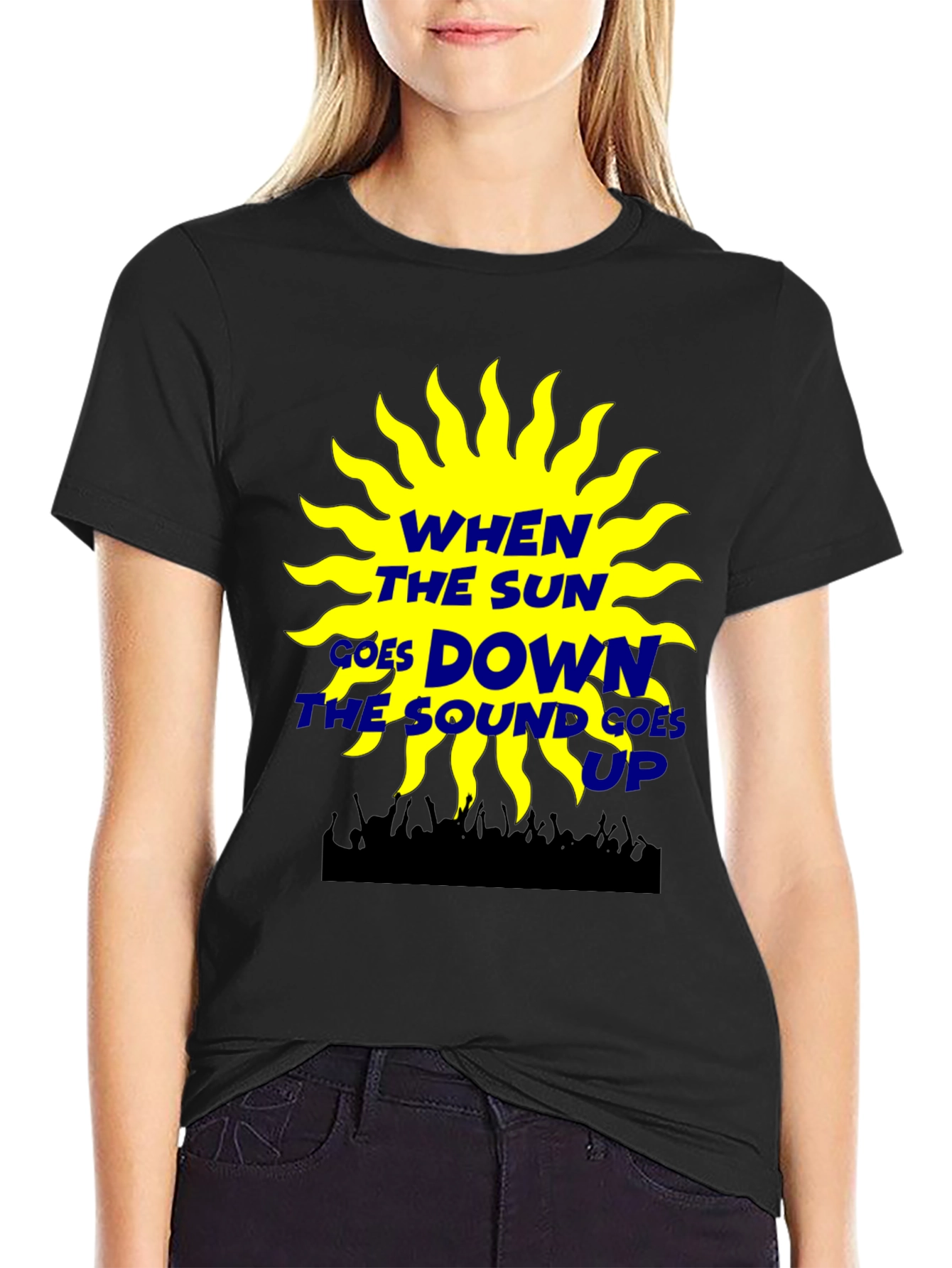 When The Sun Goes Down Graphic Tee
