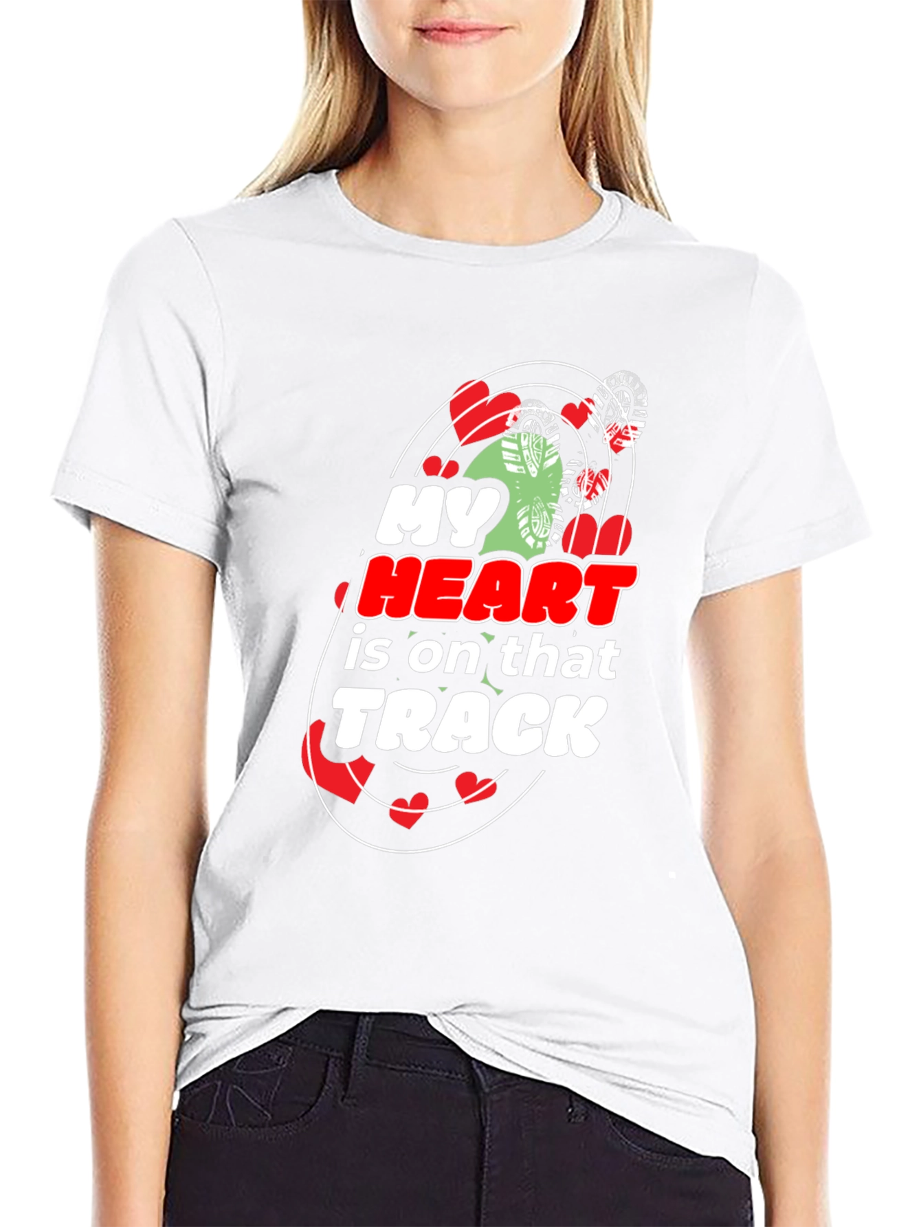 My Heart is on That Track Tee