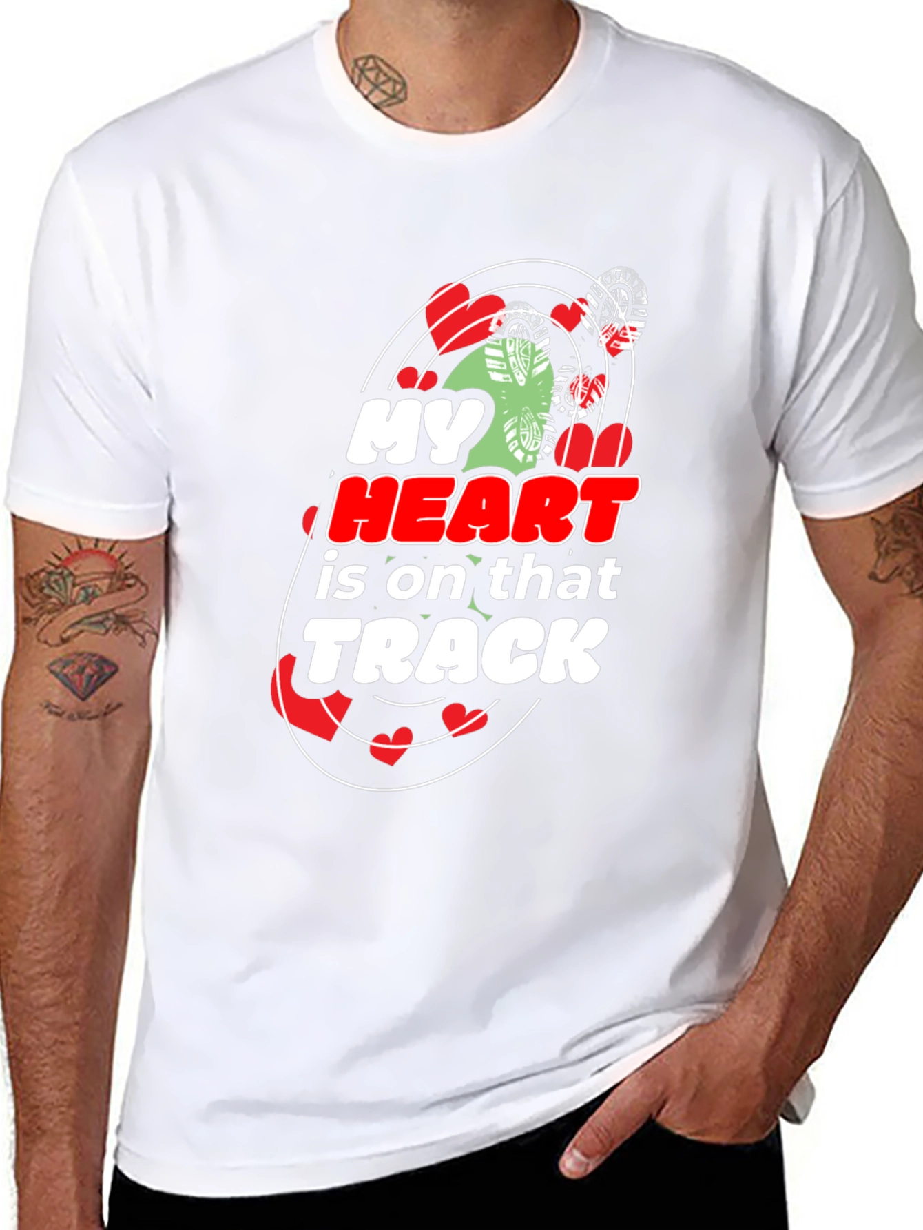 My Heart is on That Track Tee