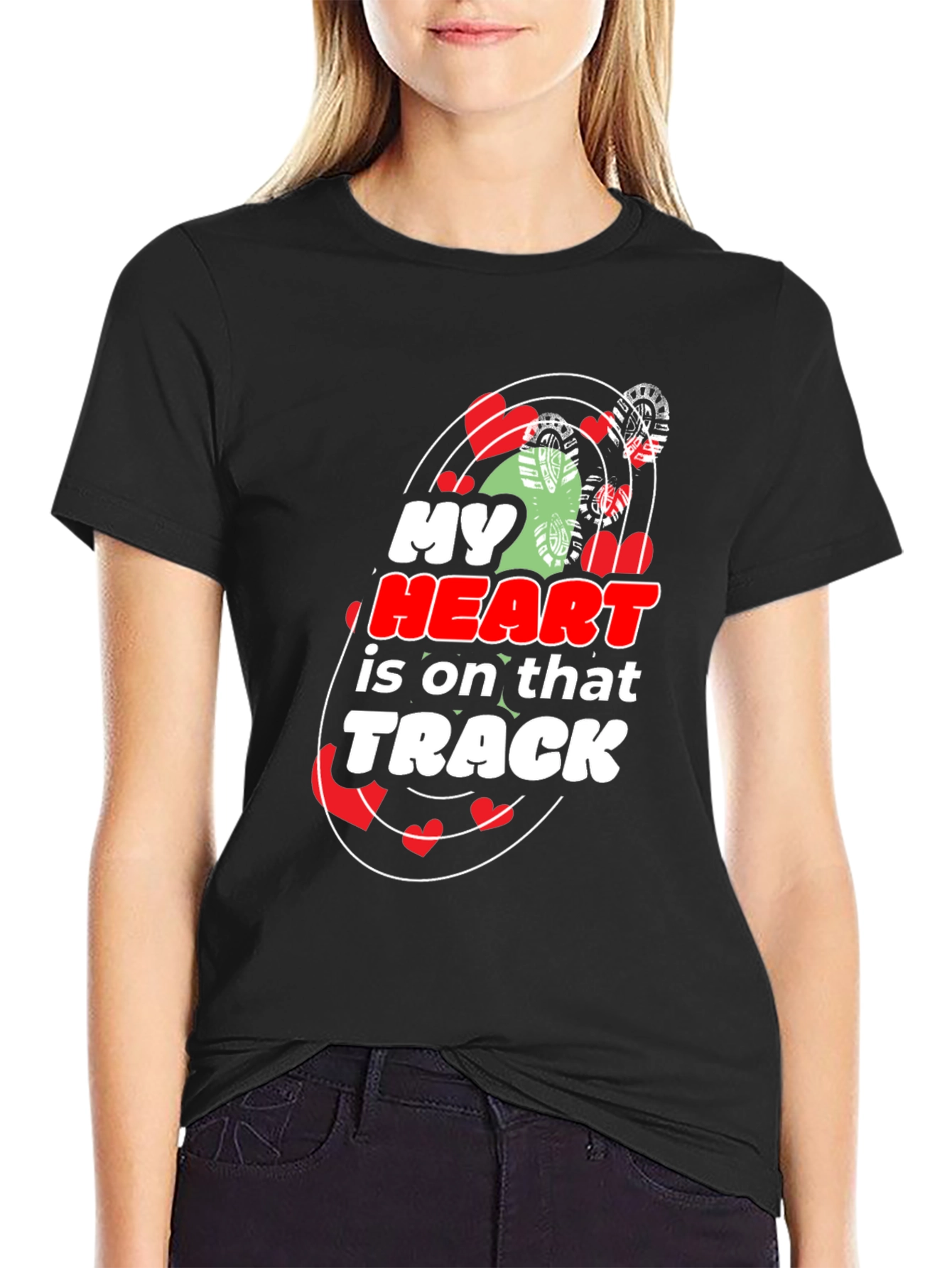 My Heart is on That Track Tee