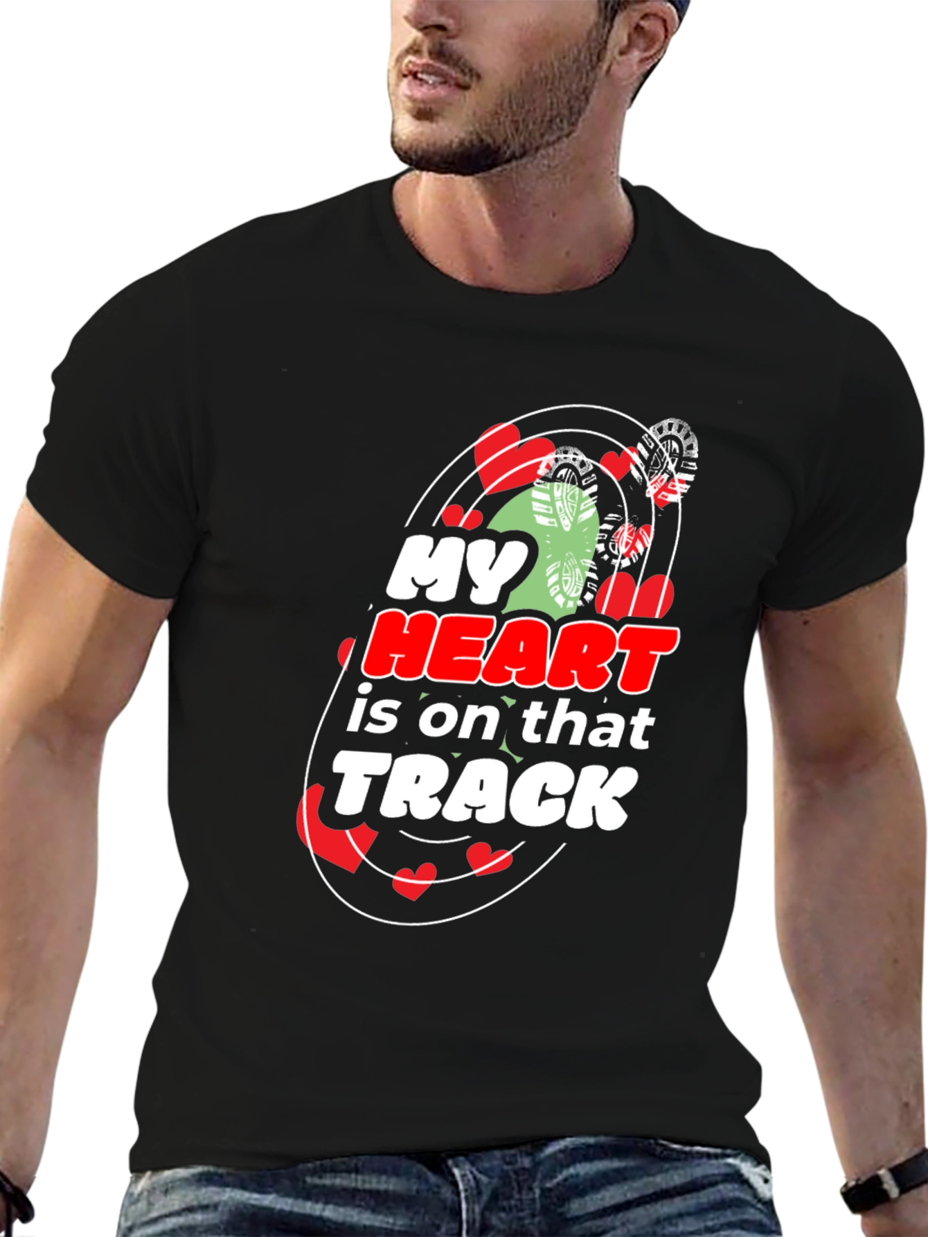 My Heart is on That Track Tee