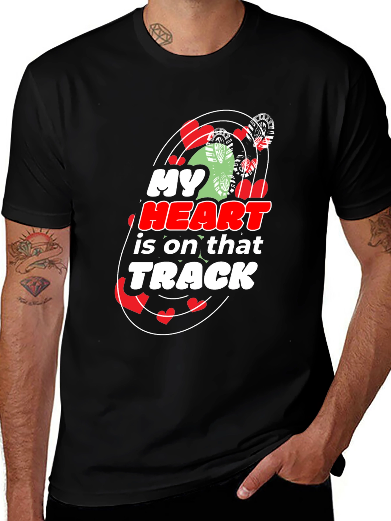My Heart is on That Track Tee