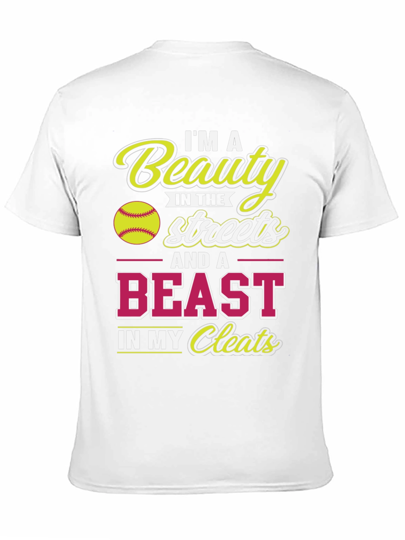 Beauty & Beast Softball T-Shirt