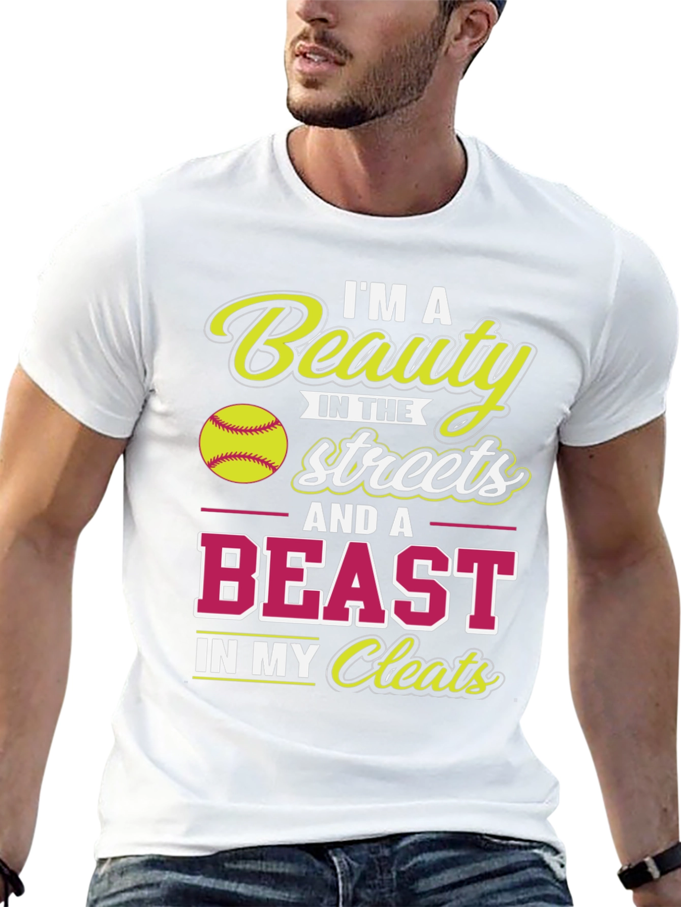Beauty & Beast Softball T-Shirt
