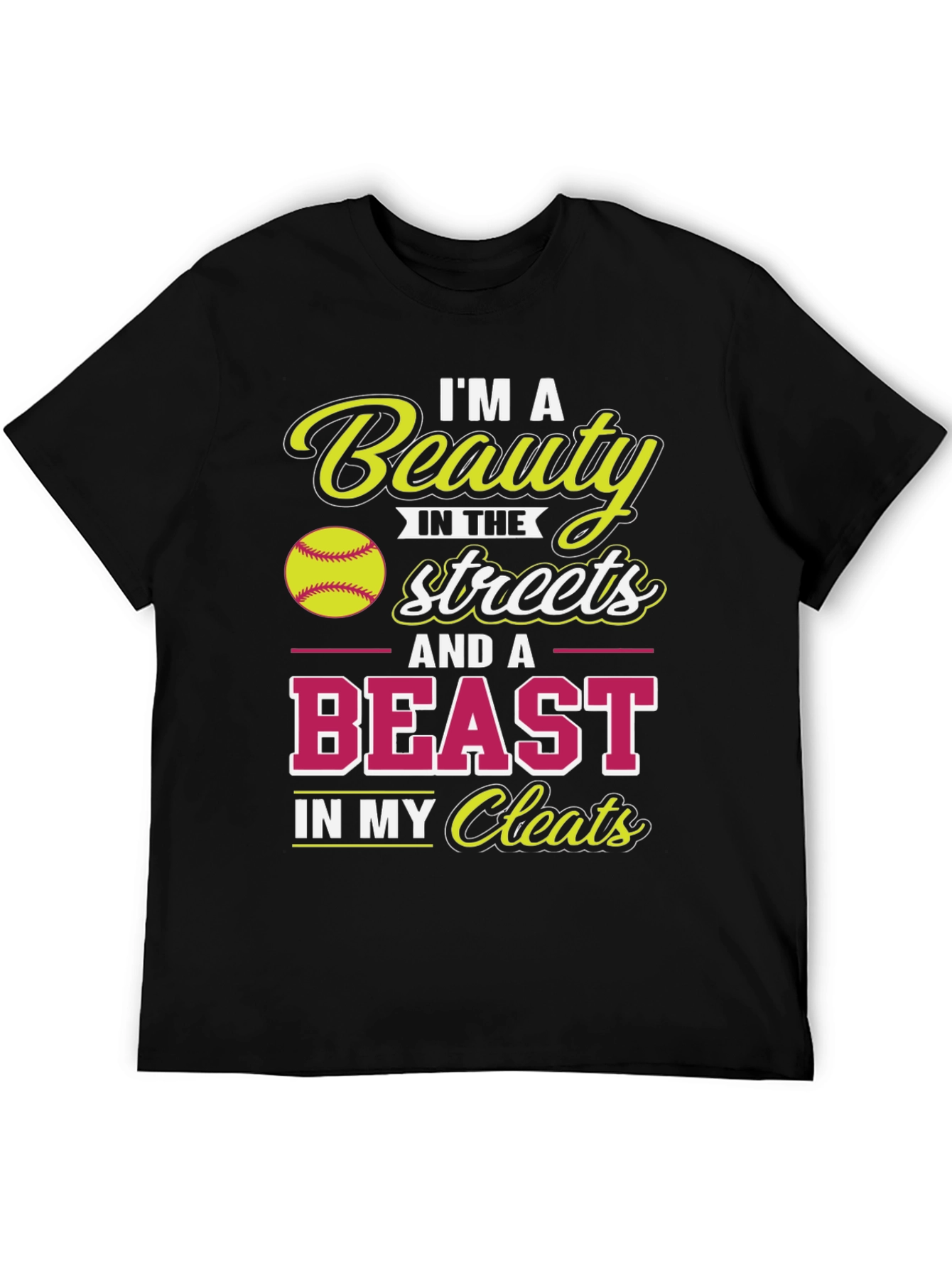 Beauty & Beast Softball T-Shirt