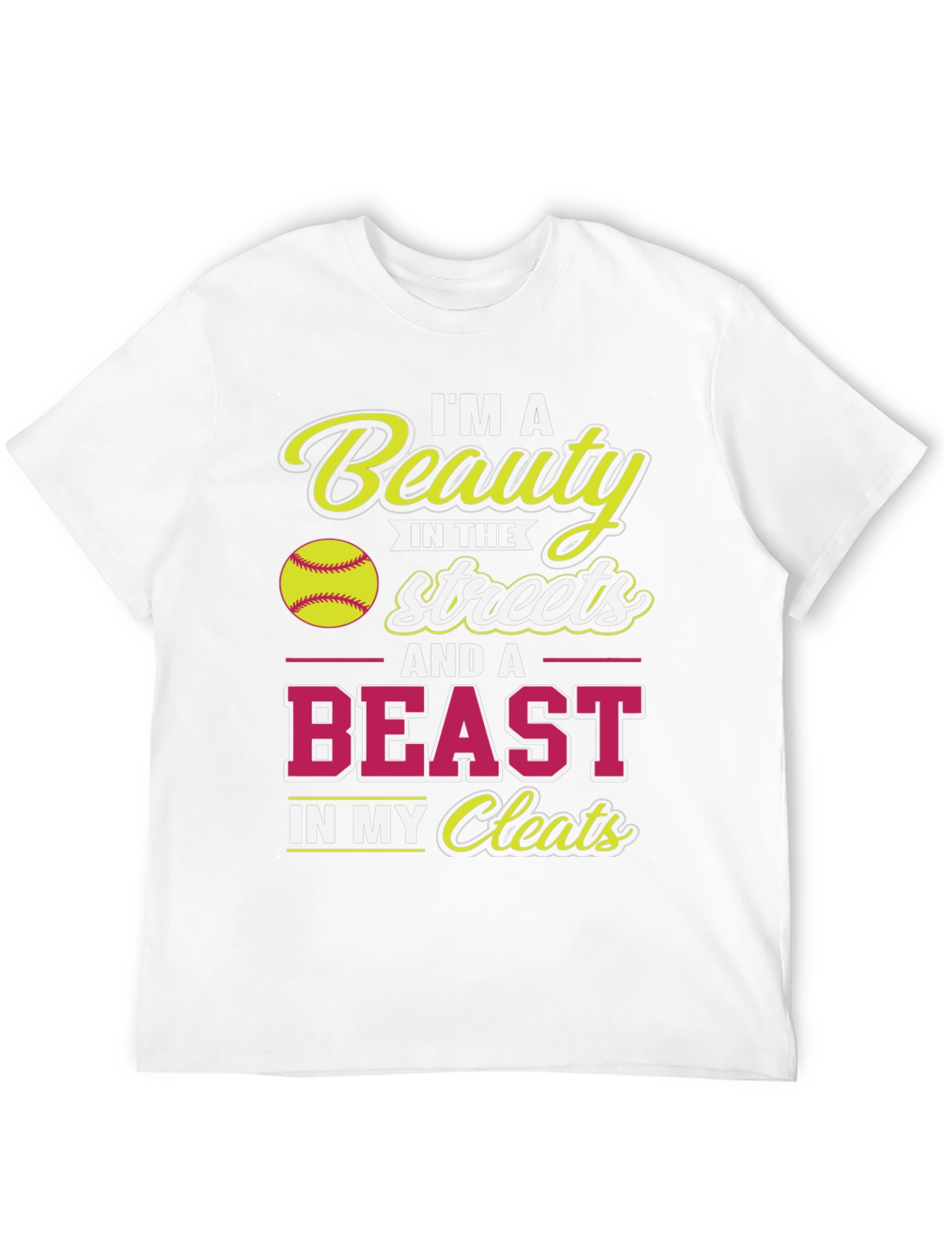 Beauty & Beast Softball T-Shirt