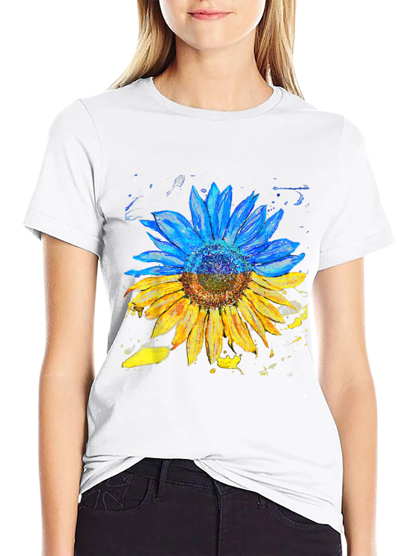 Ukraine Sunflower T-Shirt - Support Ukraine
