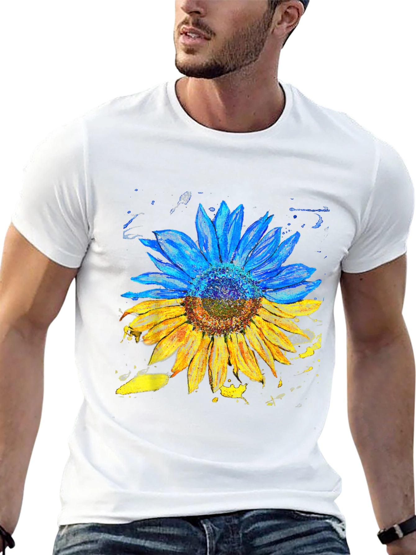 Ukraine Sunflower T-Shirt - Support Ukraine