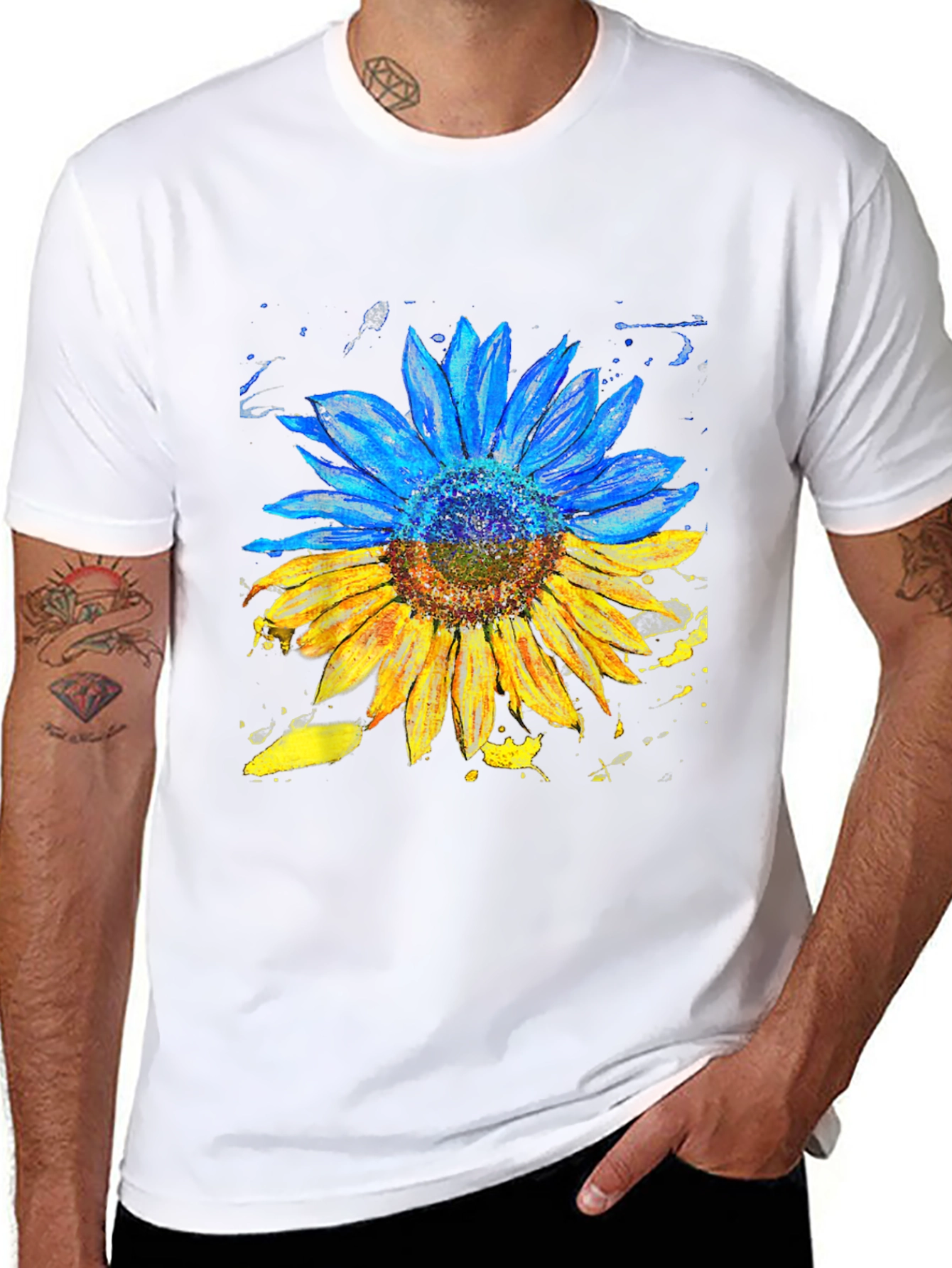 Ukraine Sunflower T-Shirt - Support Ukraine