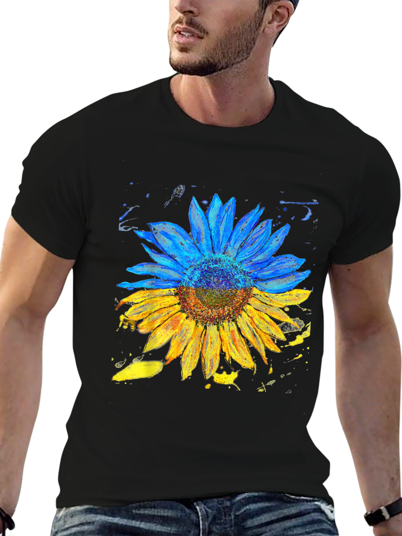 Ukraine Sunflower T-Shirt - Support Ukraine