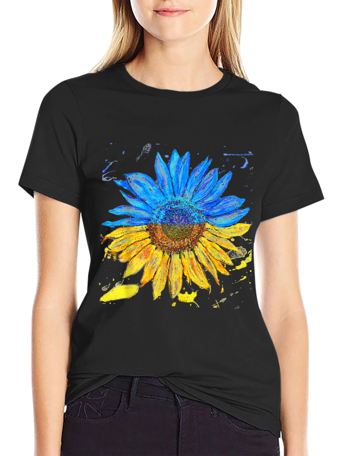 Ukraine Sunflower T-Shirt - Support Ukraine