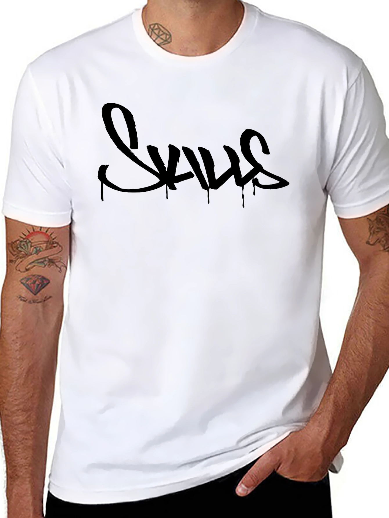 Black Skills Graphic T-Shirt