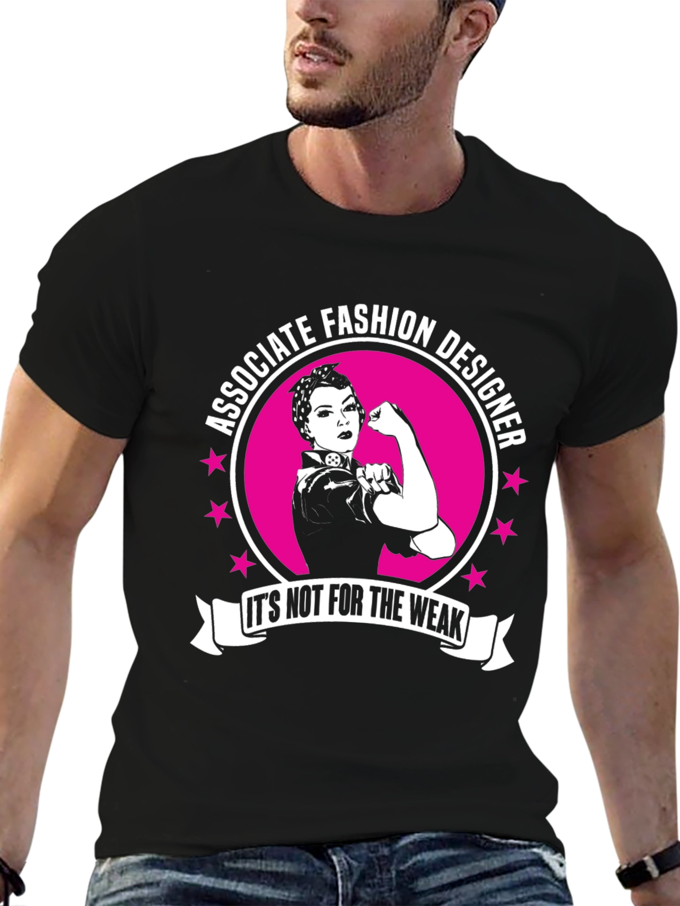Associate Fashion Designer T-Shirt - Rosie the Riveter Style