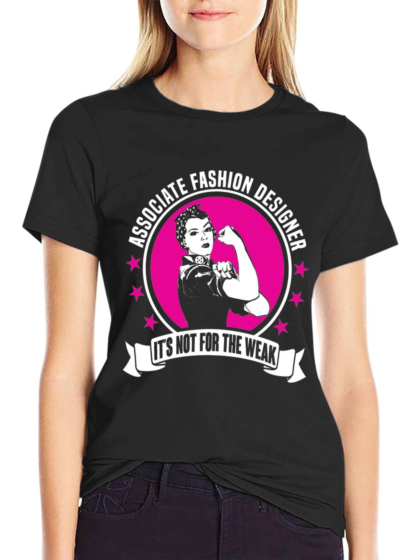 Associate Fashion Designer T-Shirt - Rosie the Riveter Style