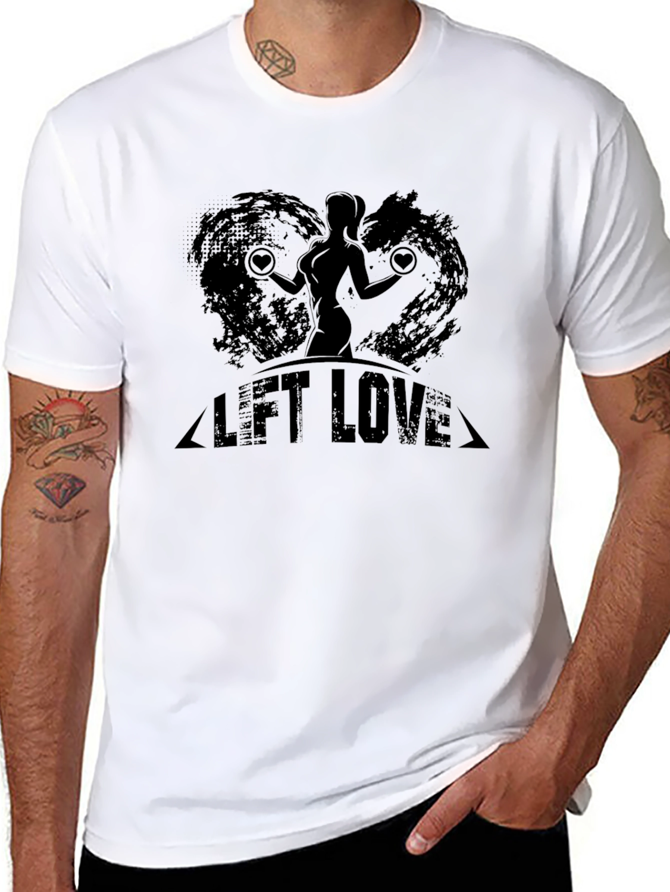 Lift Love Graphic T-Shirt - Fitness Apparel
