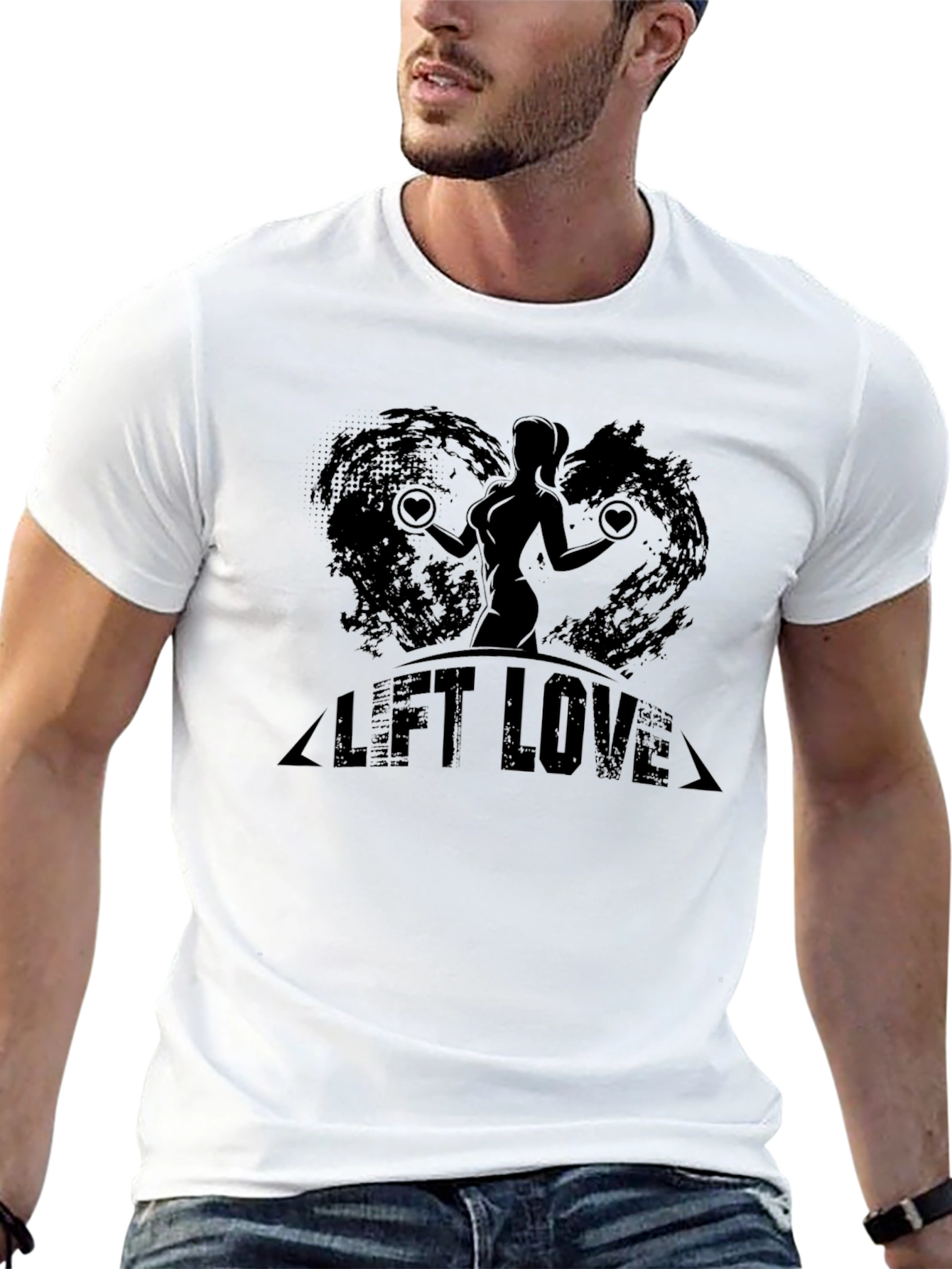 Lift Love Graphic T-Shirt - Fitness Apparel