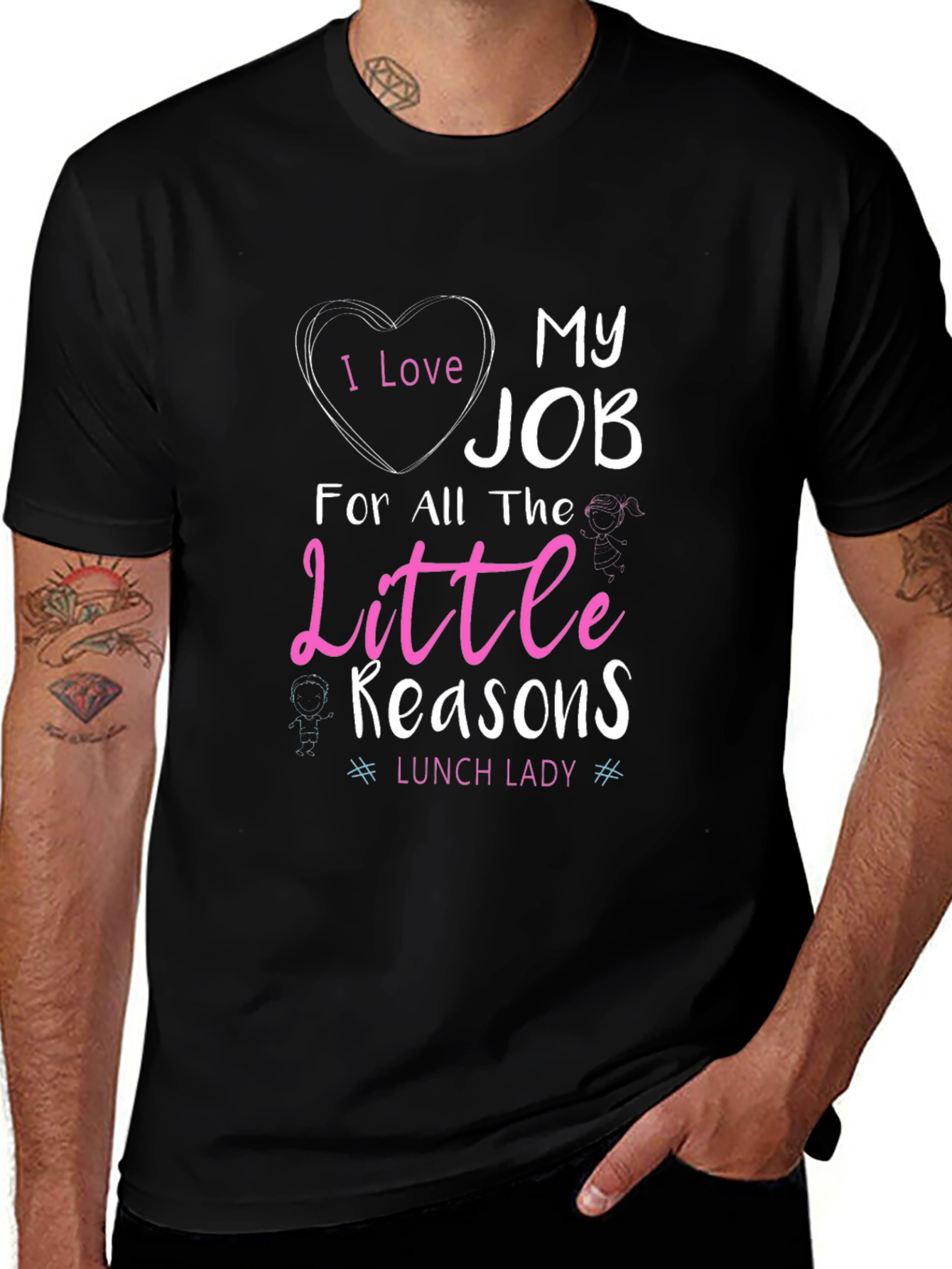 I Love My Job Lunch Lady T-Shirt