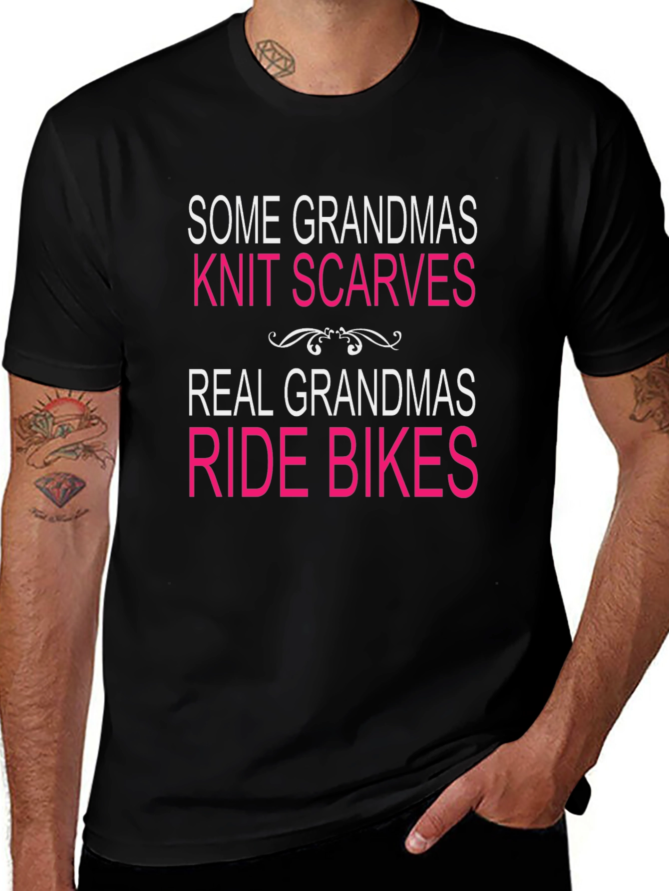 Grandma Bikes T-Shirt - Funny Biker Tee