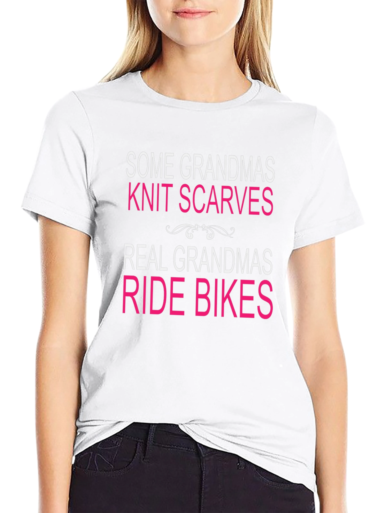 Grandma Bikes T-Shirt - Funny Biker Tee
