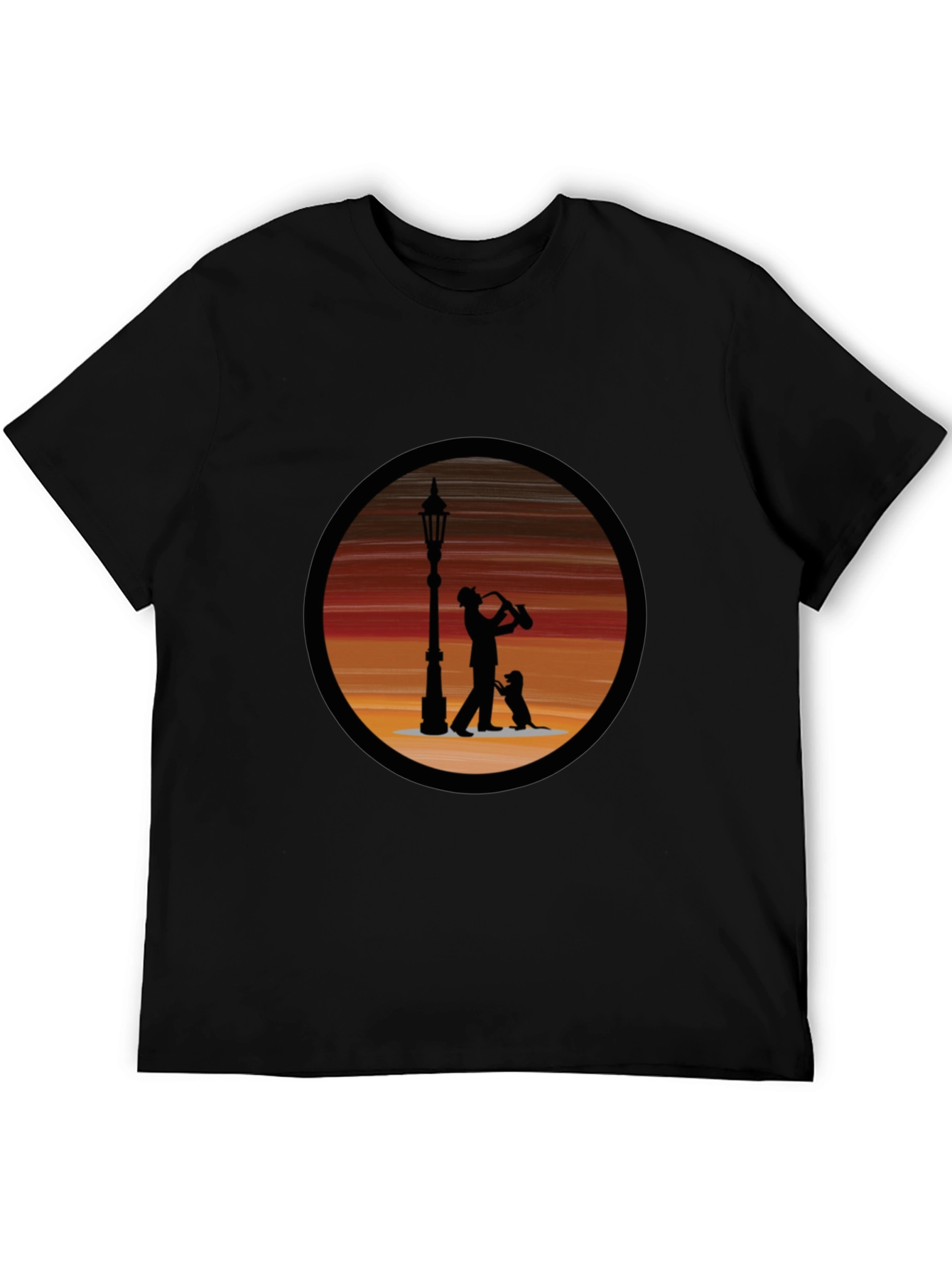 Silhouette Musician Graphic Tee