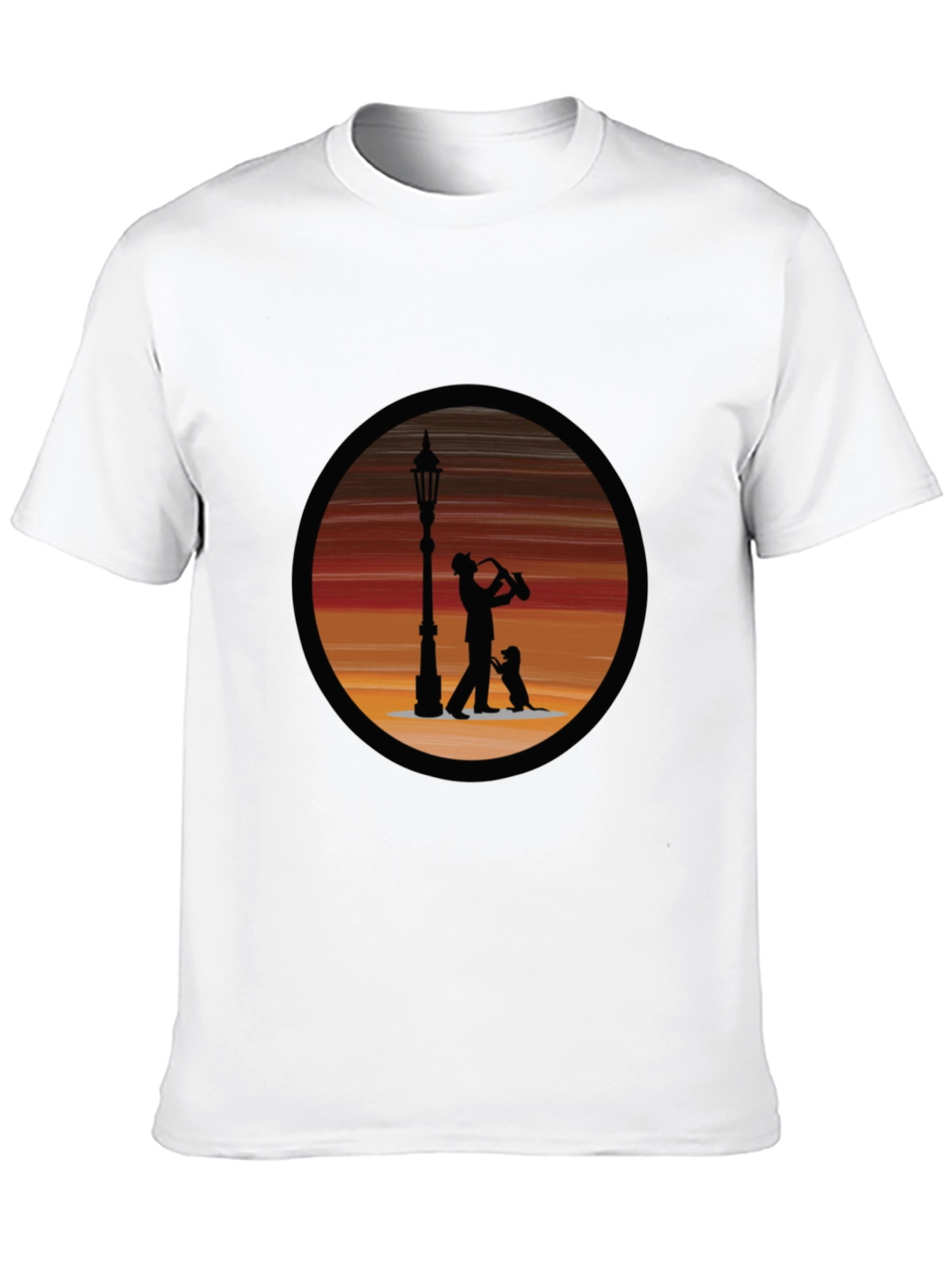 Silhouette Musician Graphic Tee