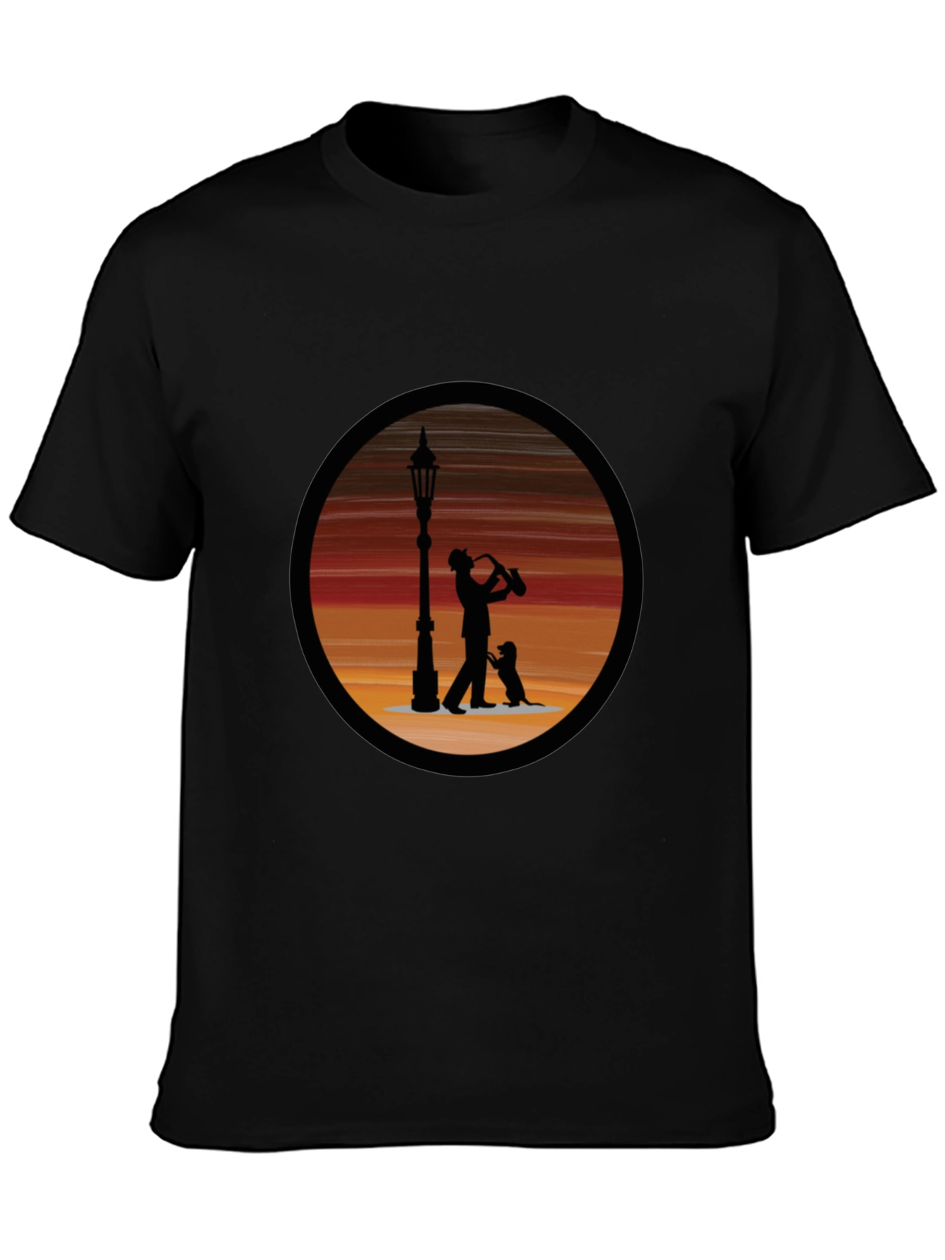 Silhouette Musician Graphic Tee