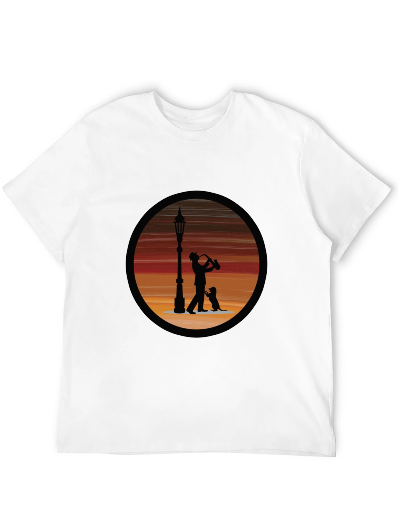 Silhouette Musician Graphic Tee