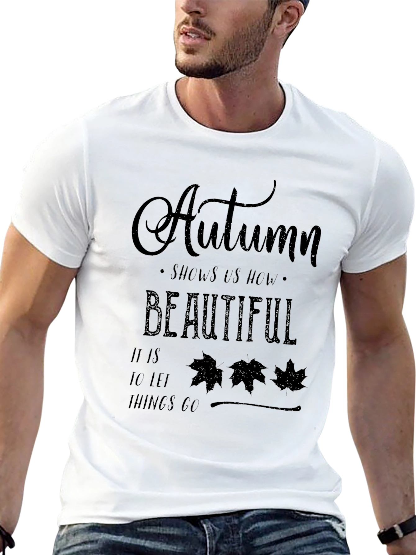 Autumn Graphic T-Shirt - Inspirational Seasonal Tee