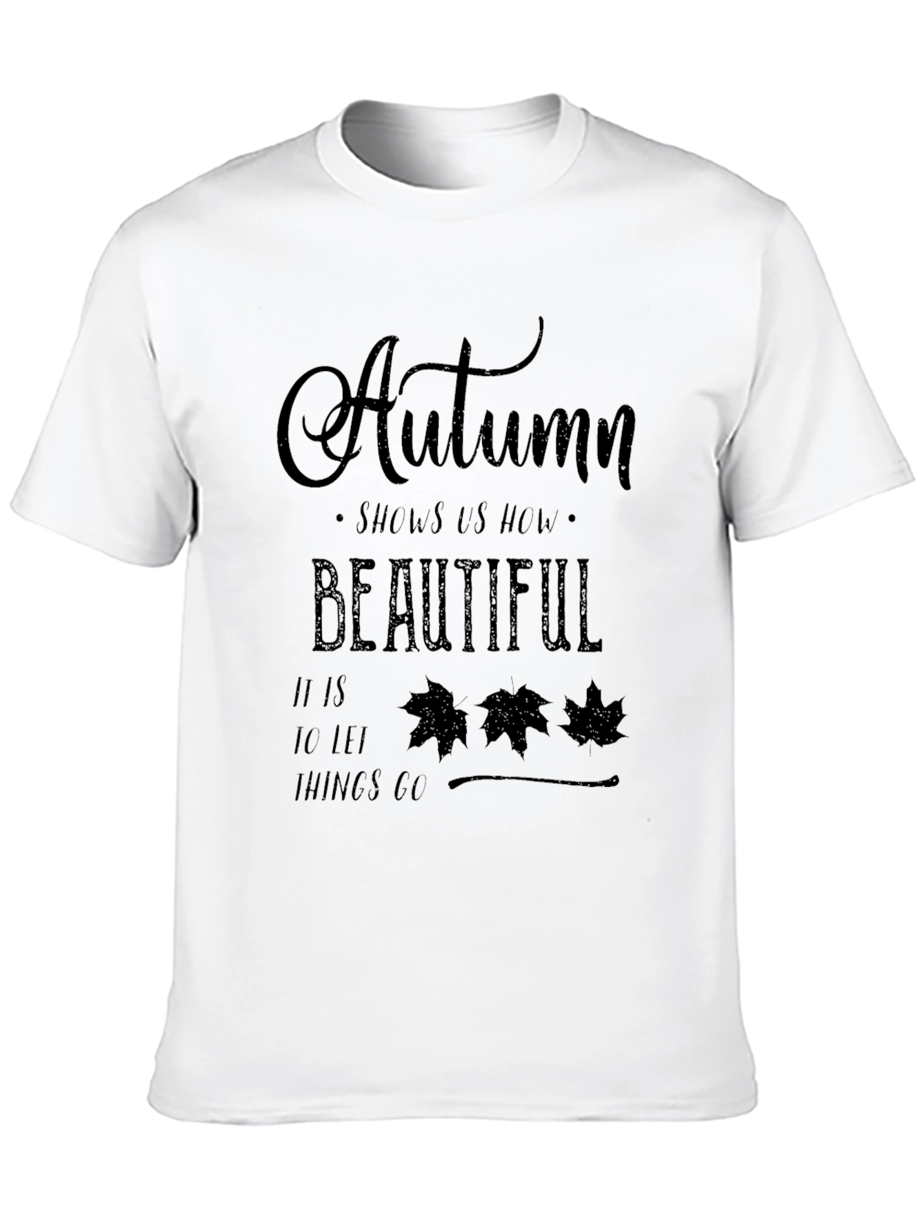 Autumn Graphic T-Shirt - Inspirational Seasonal Tee