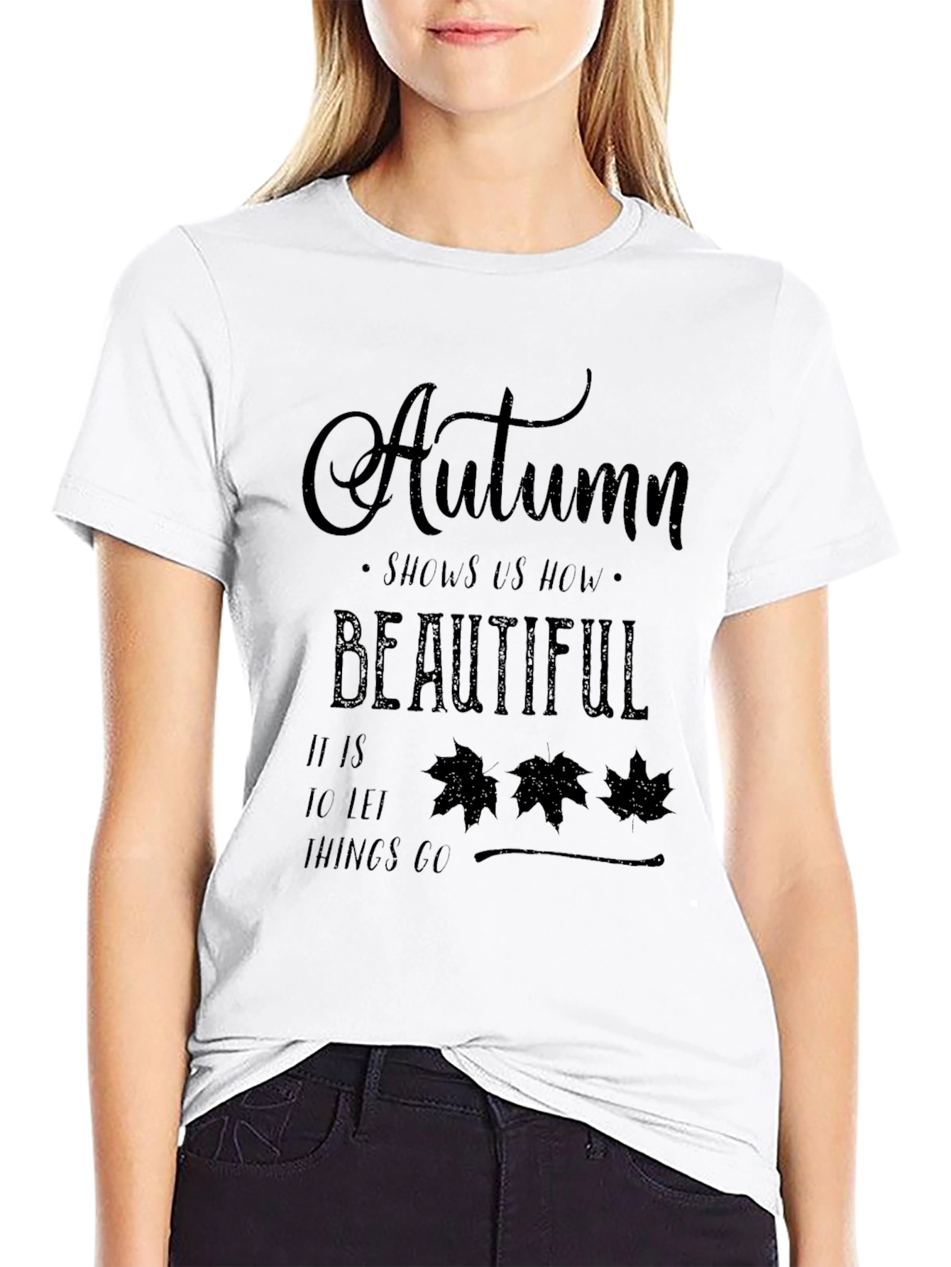Autumn Graphic T-Shirt - Inspirational Seasonal Tee