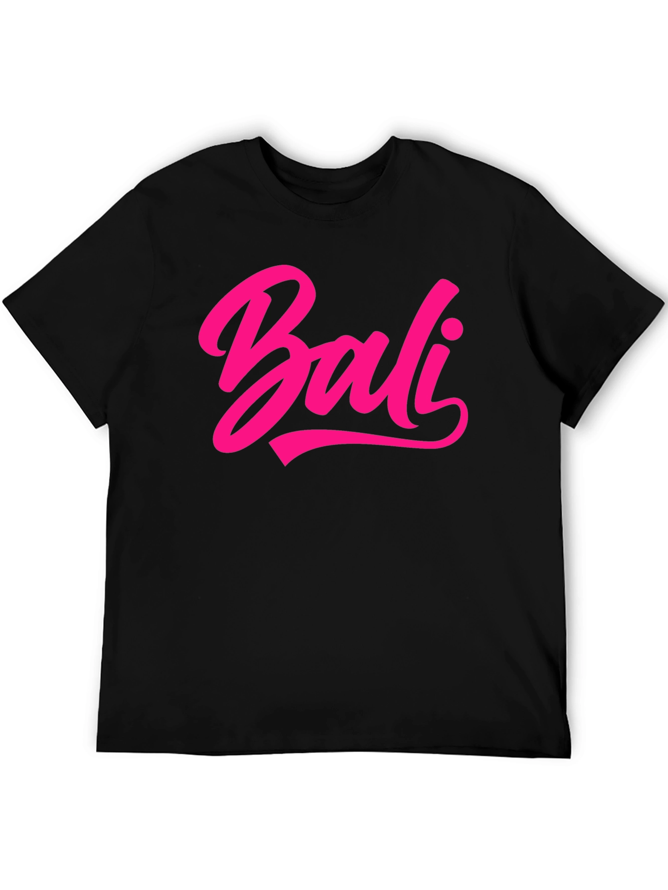 Bali Script Graphic Tee - Casual Style