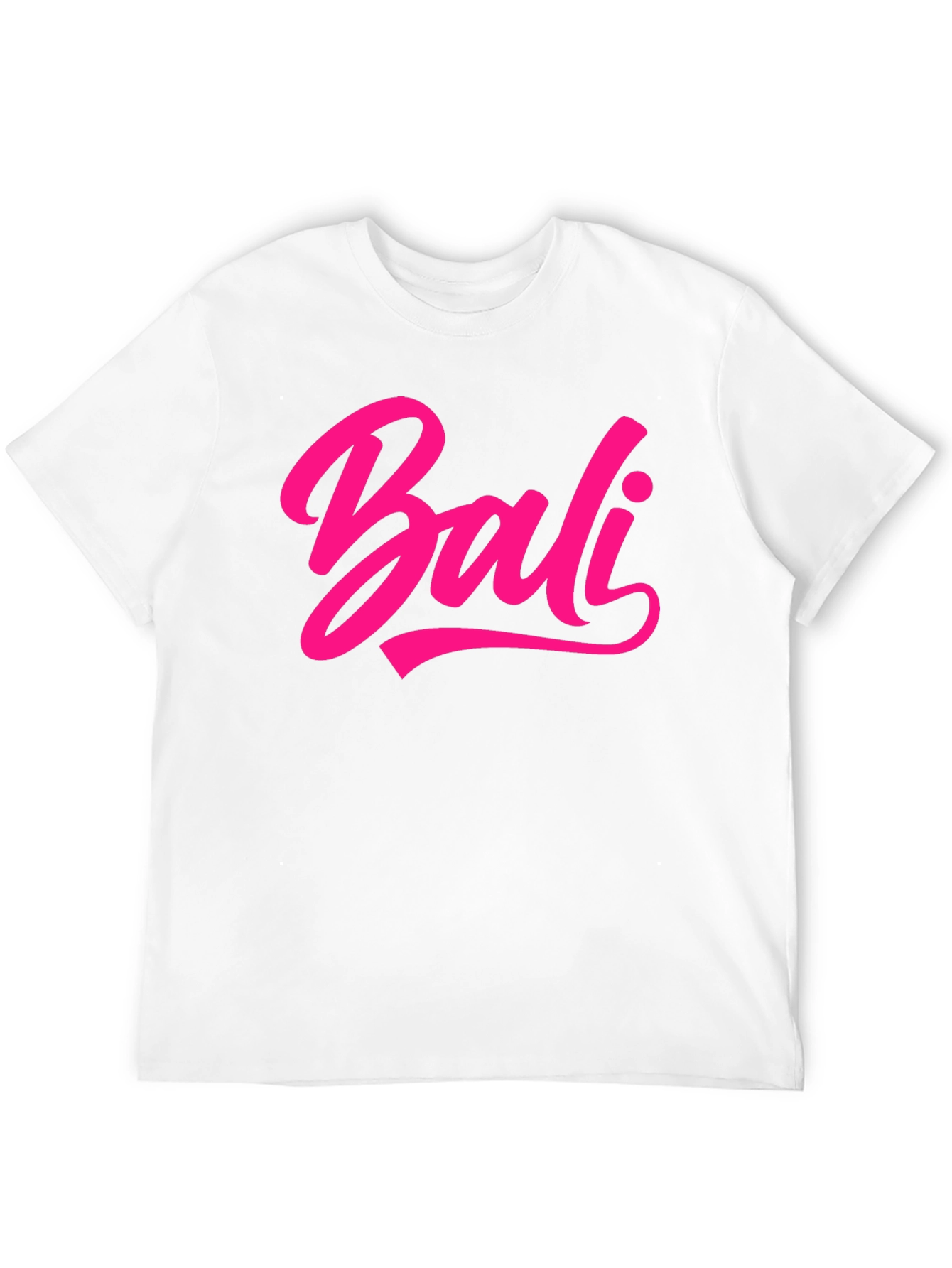 Bali Script Graphic Tee - Casual Style