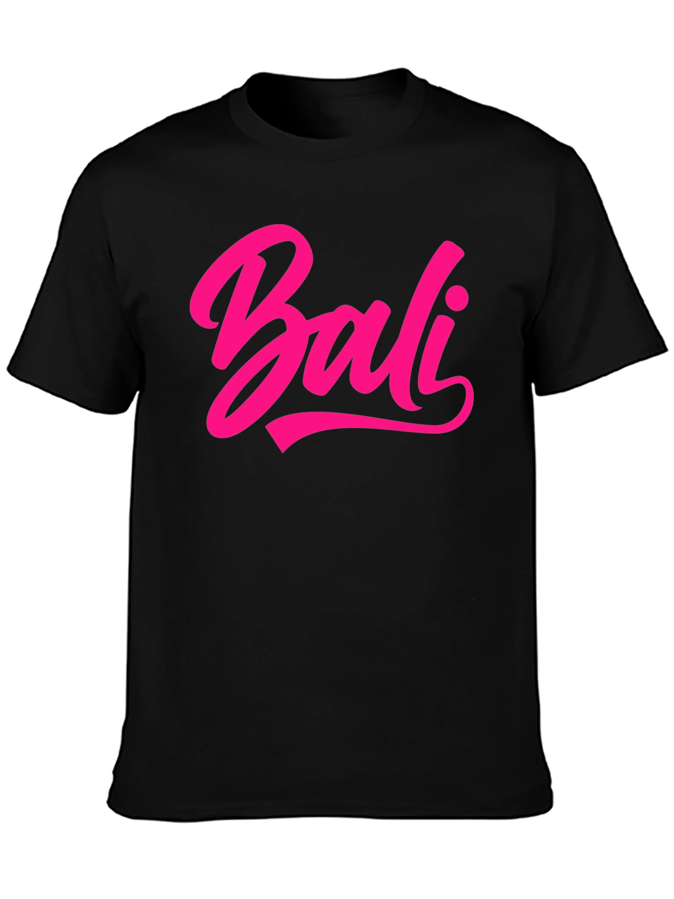 Bali Script Graphic Tee - Casual Style