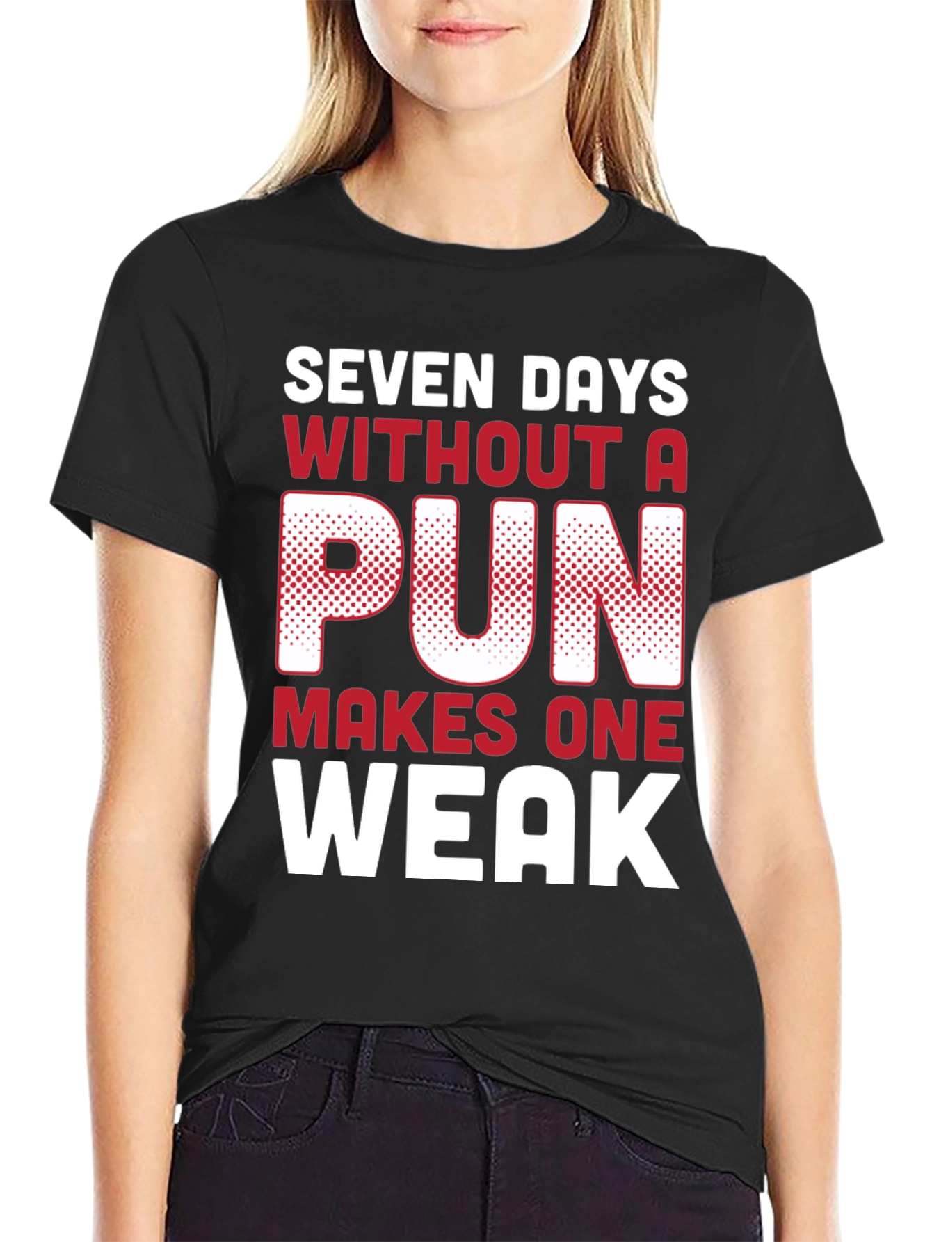 Funny Pun T-Shirt - Seven Days Without A Pun