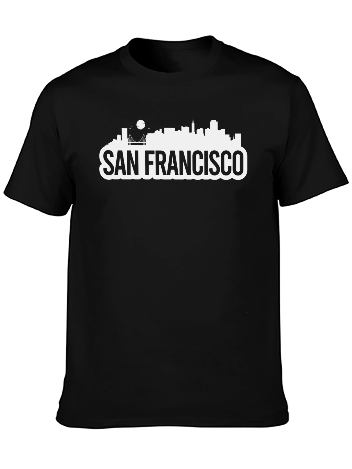San Francisco Skyline Graphic Tee - Black
