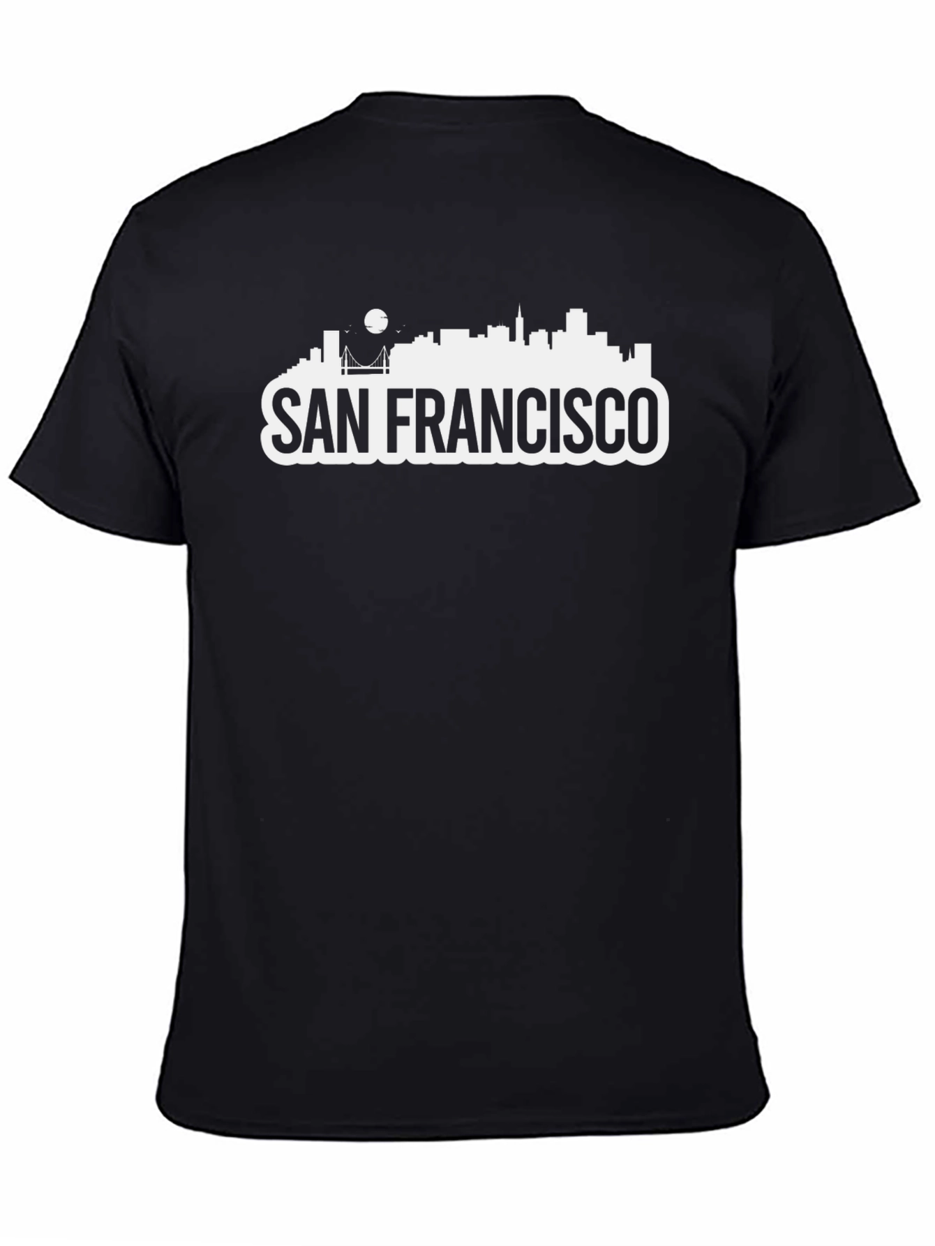 San Francisco Skyline Graphic Tee - Black