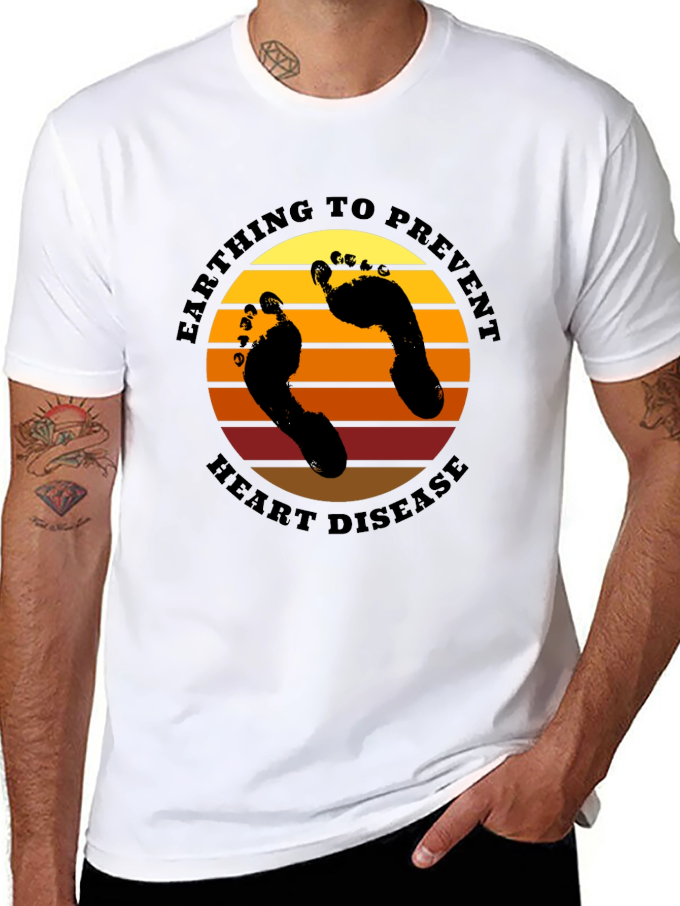 Earthing Heart Health Tee