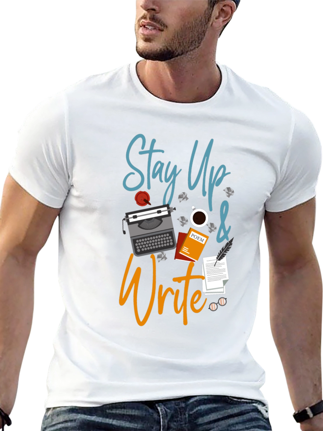Stay Up & Write T-Shirt - Author Gift