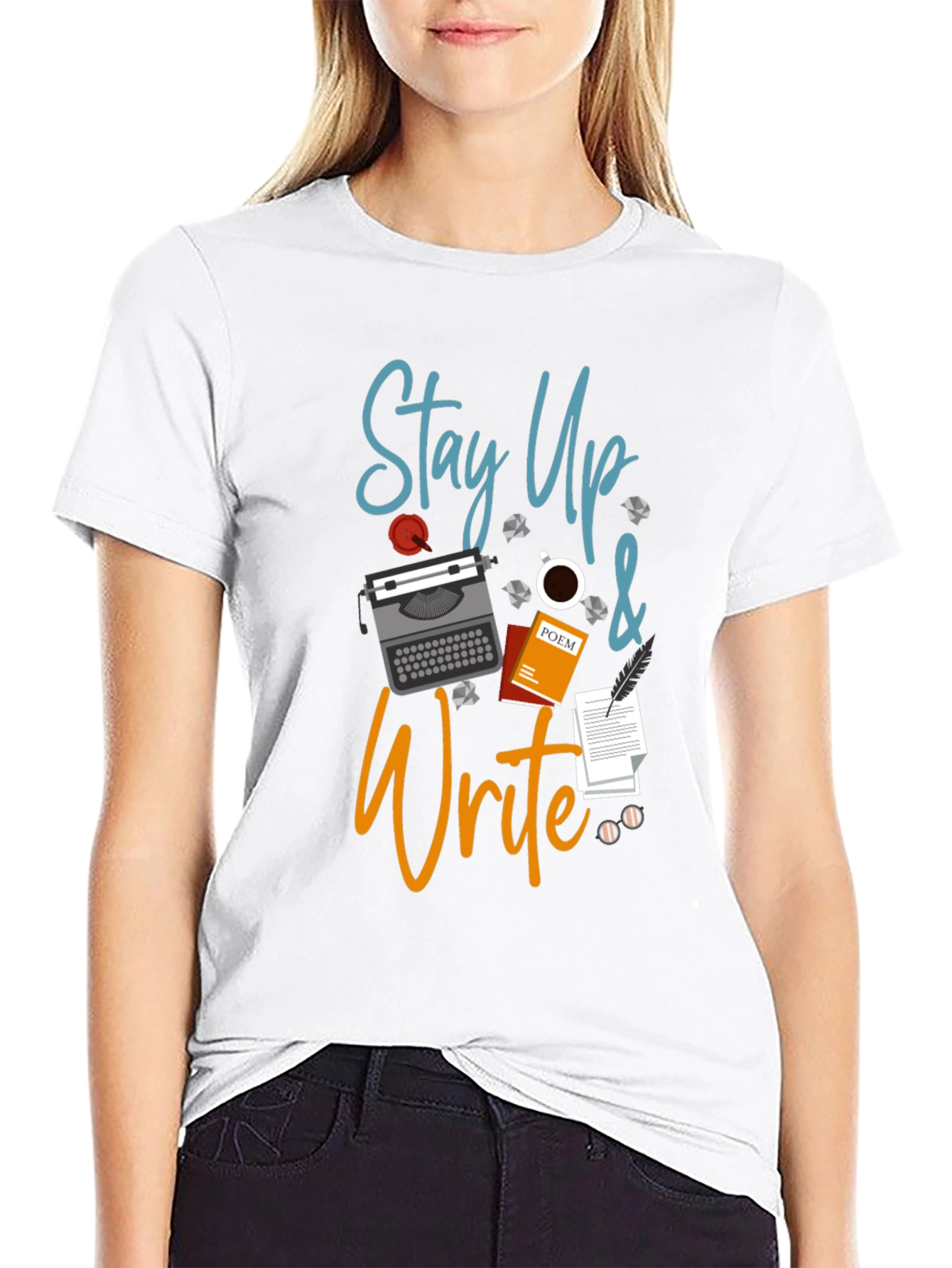 Stay Up & Write T-Shirt - Author Gift