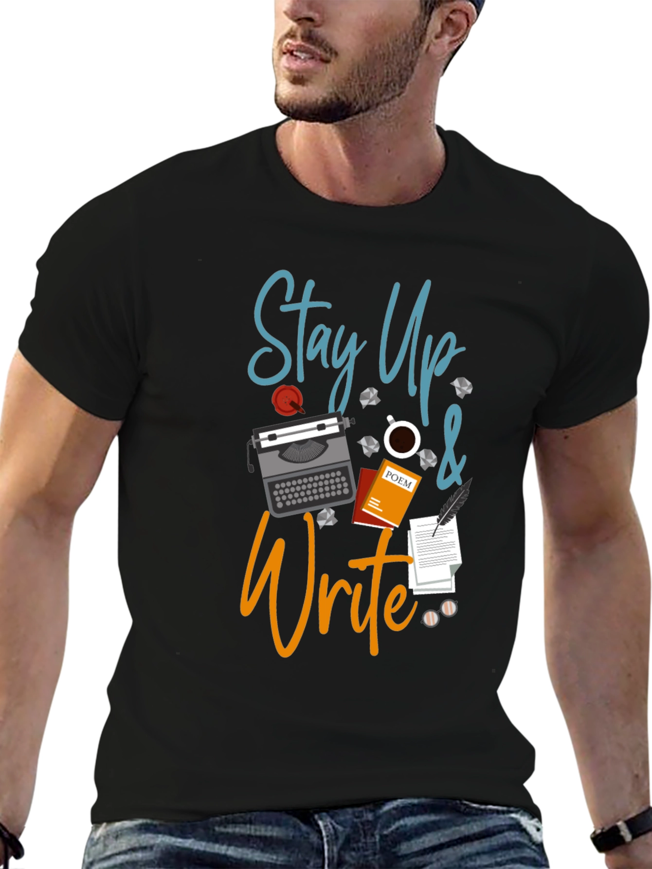 Stay Up & Write T-Shirt - Author Gift