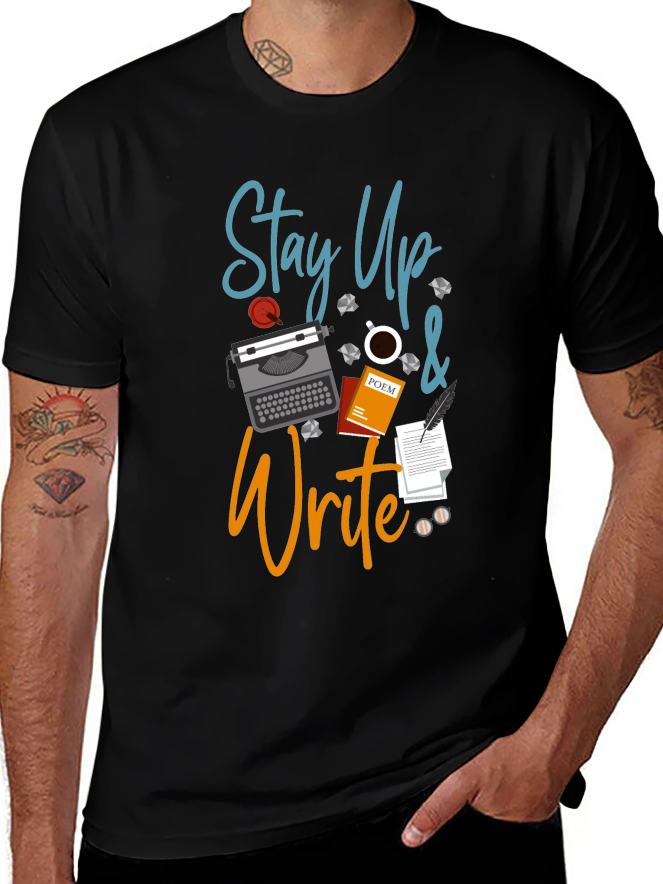 Stay Up & Write T-Shirt - Author Gift